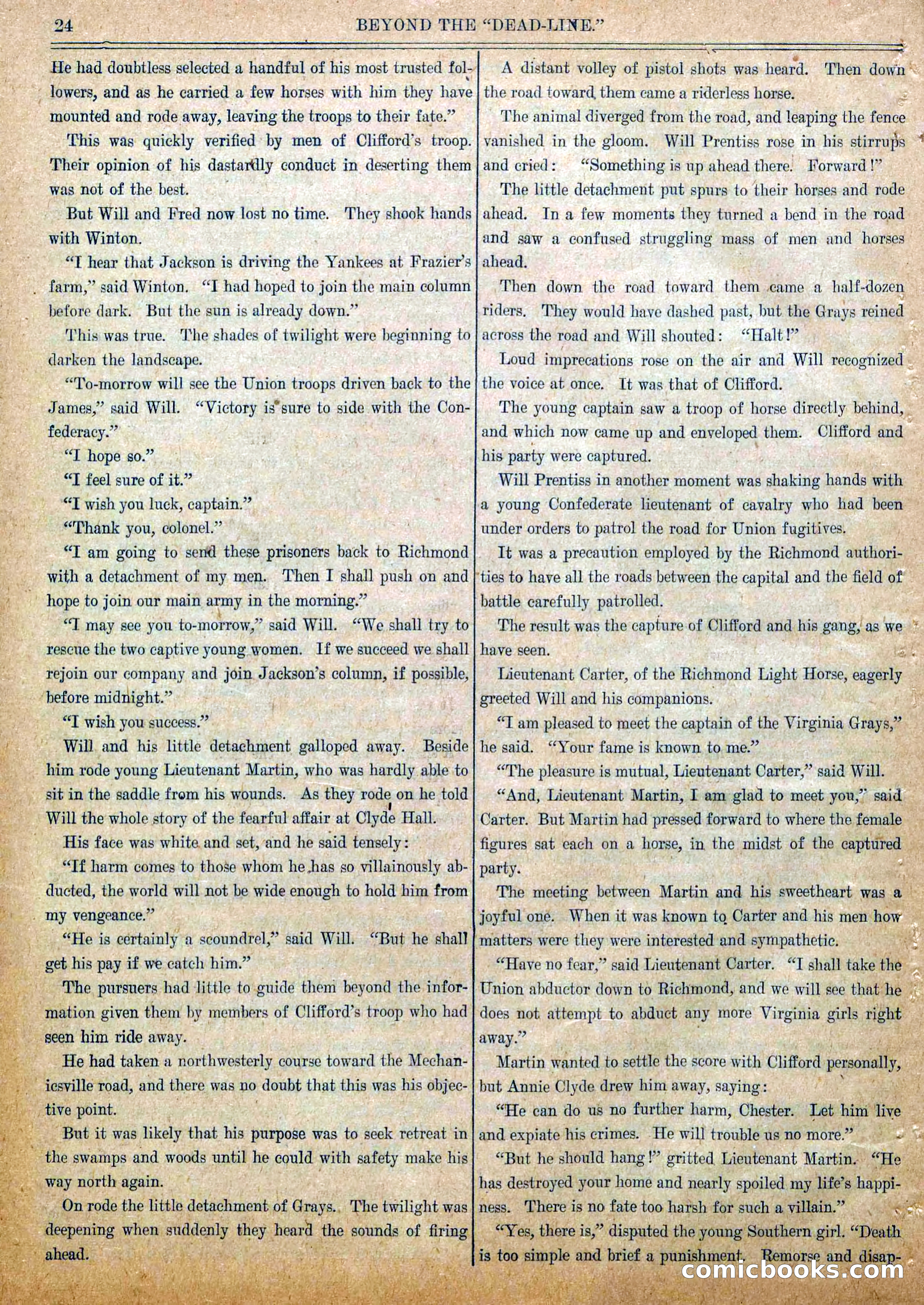 Blue and Gray Weekly, No. 20 — page 26 of 36