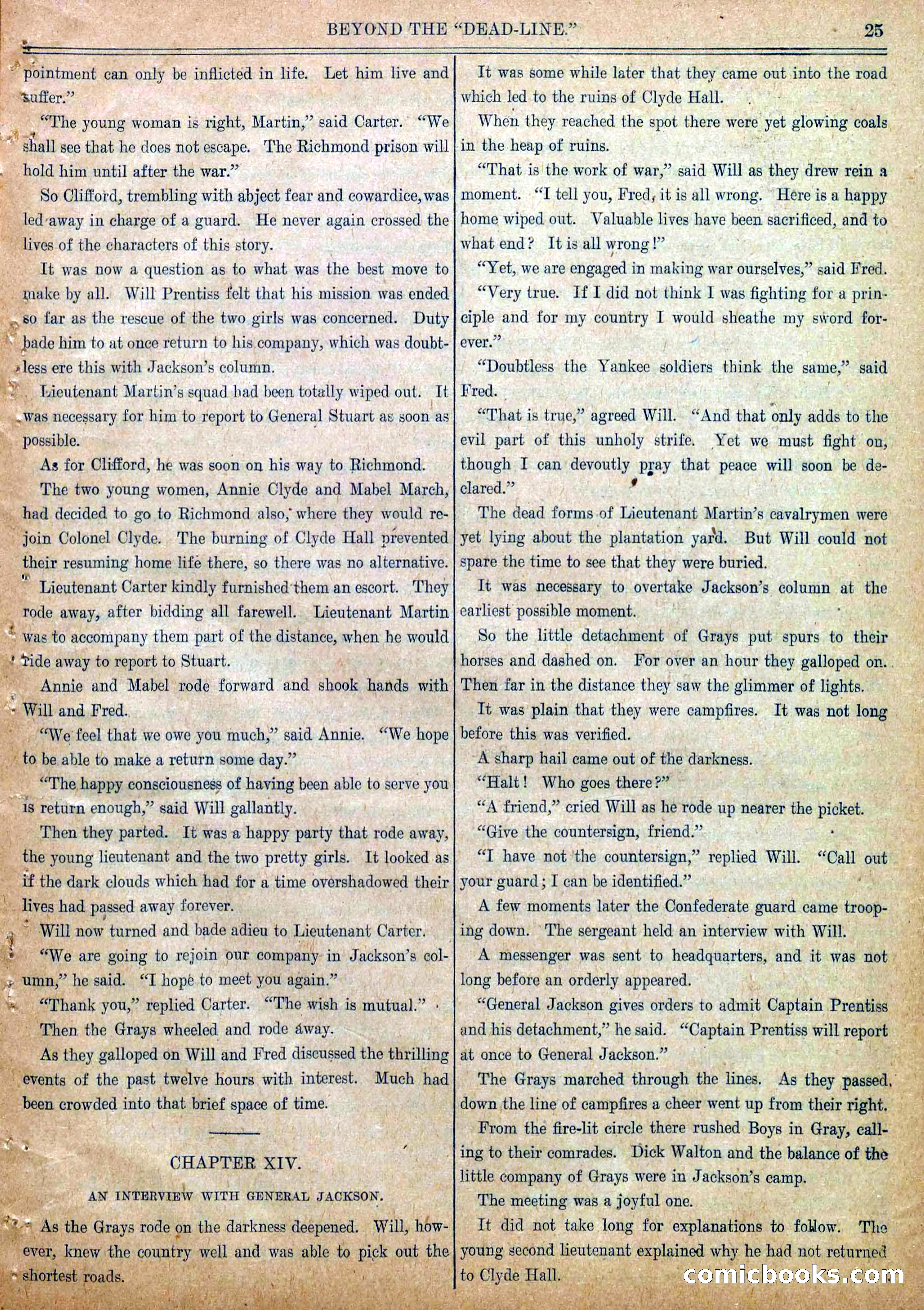 Blue and Gray Weekly, No. 20 — page 27 of 36