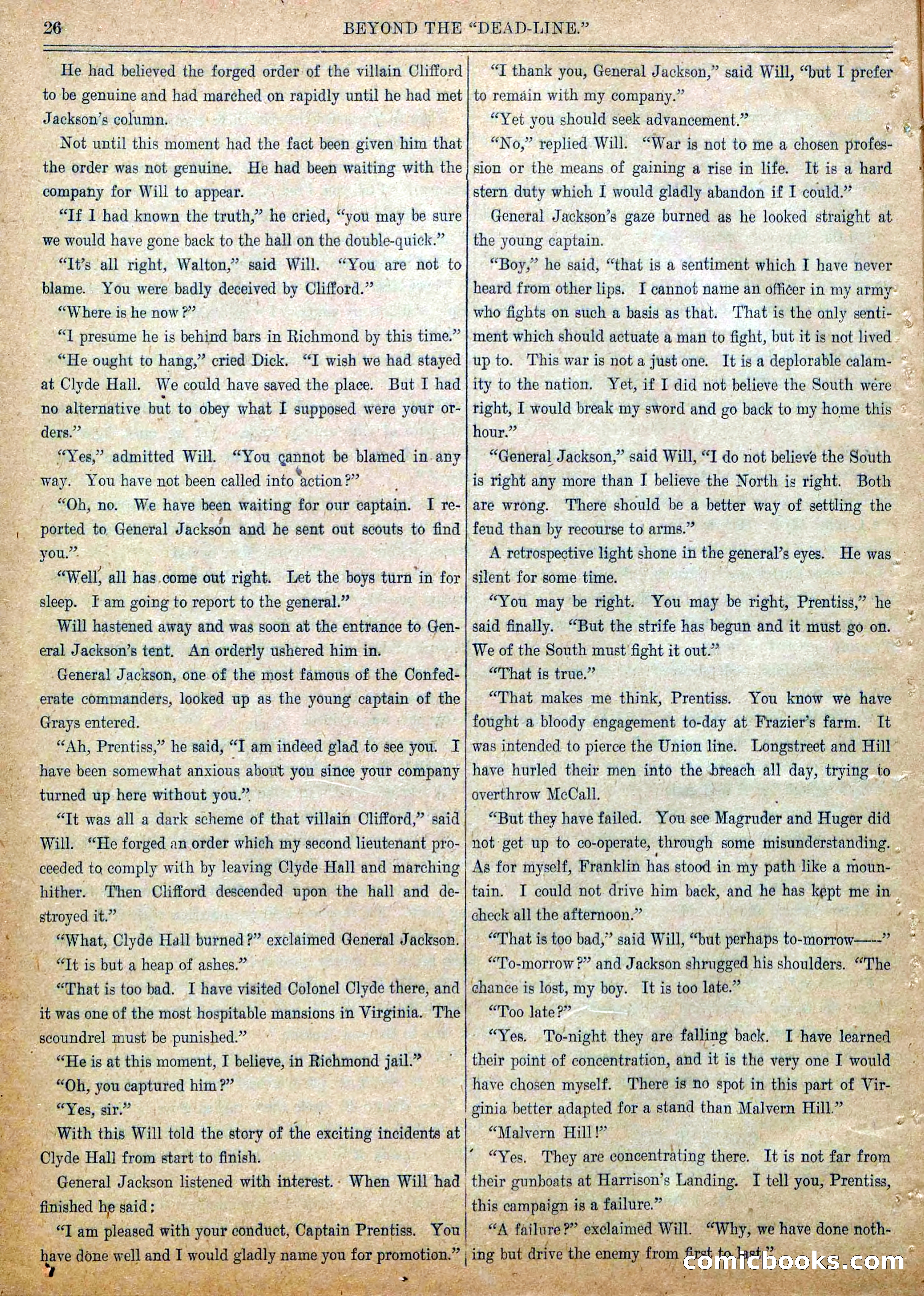 Blue and Gray Weekly, No. 20 — page 28 of 36