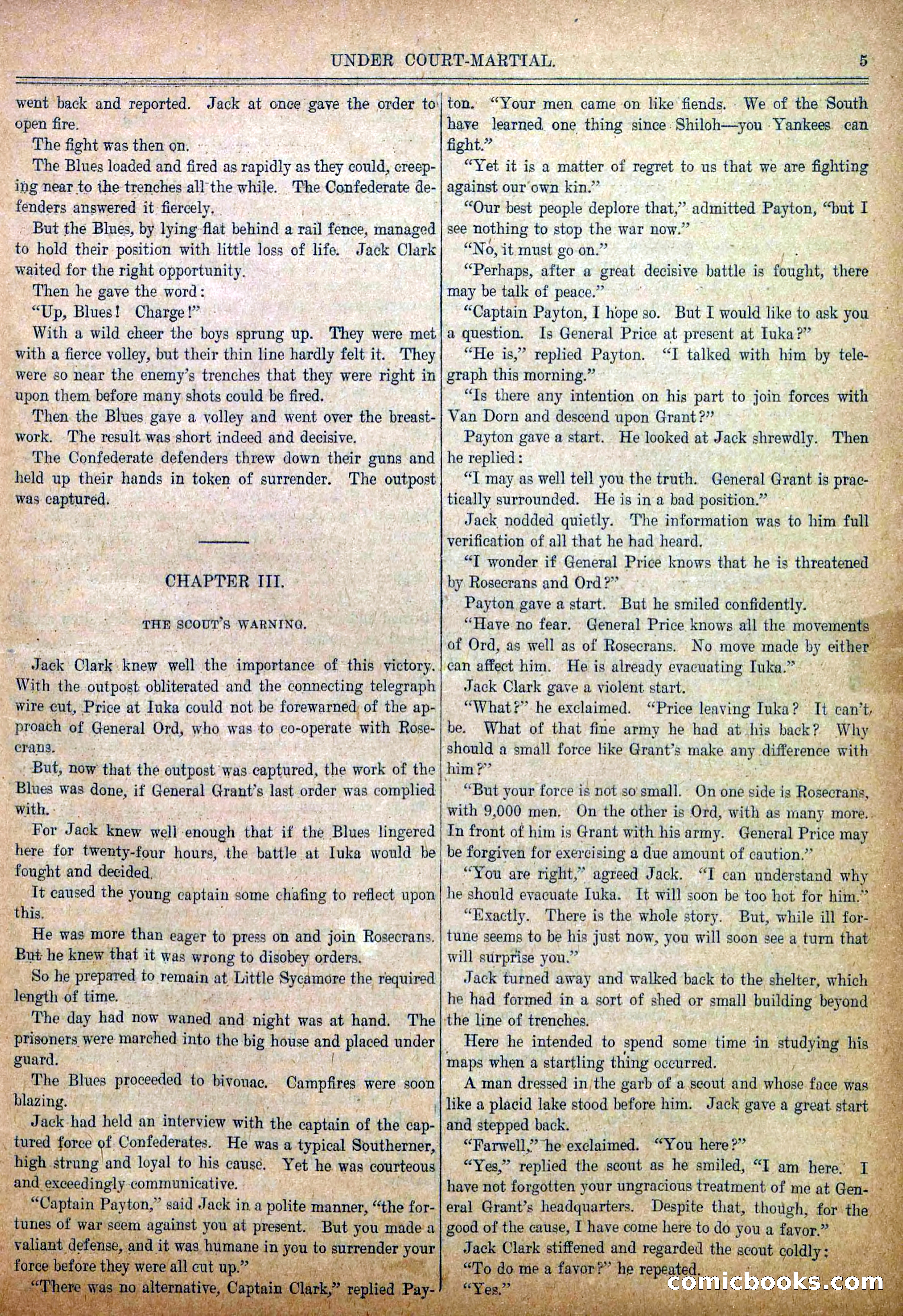 Blue and Gray Weekly, No. 21 — page 7 of 36