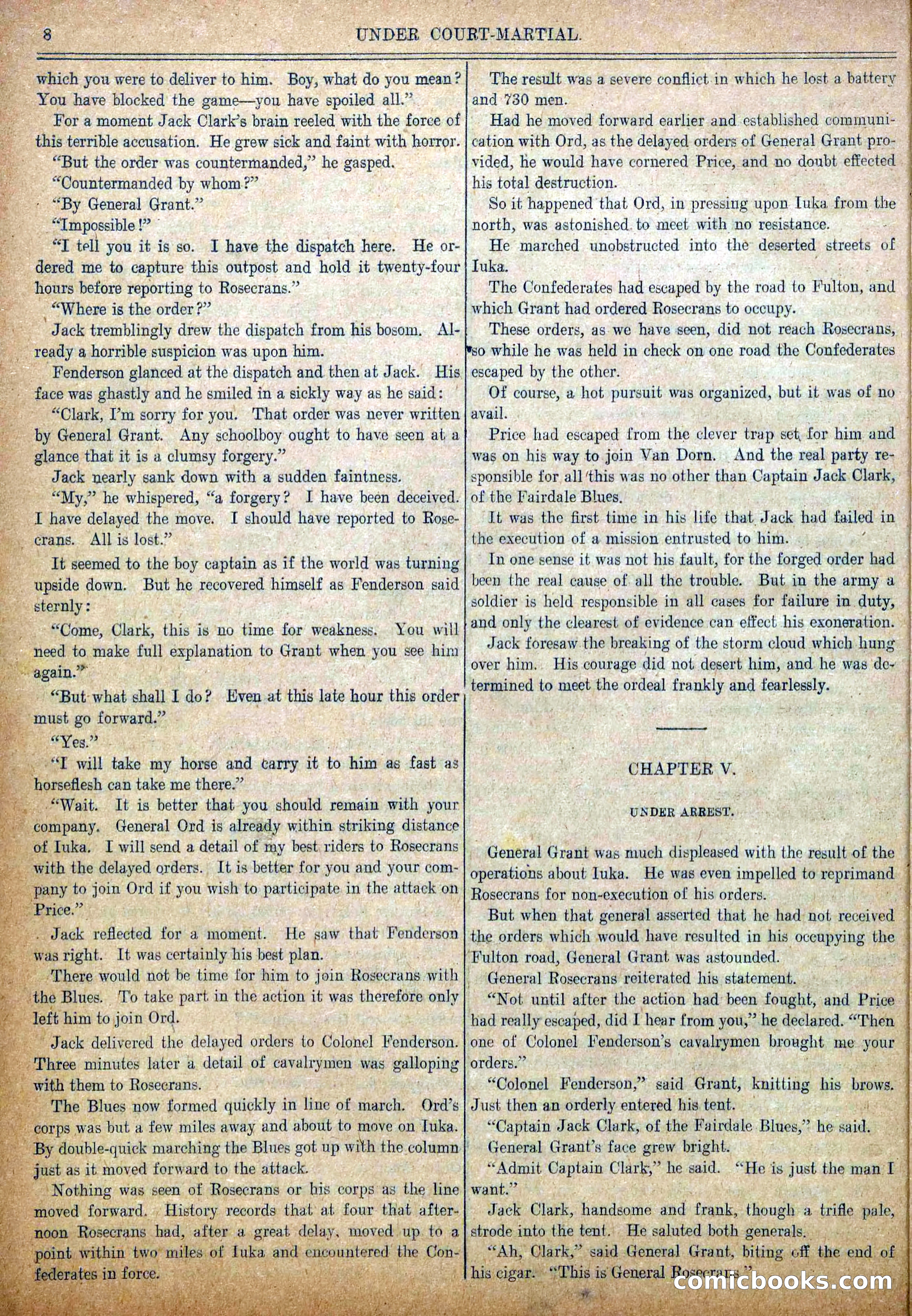 Blue and Gray Weekly, No. 21 — page 10 of 36