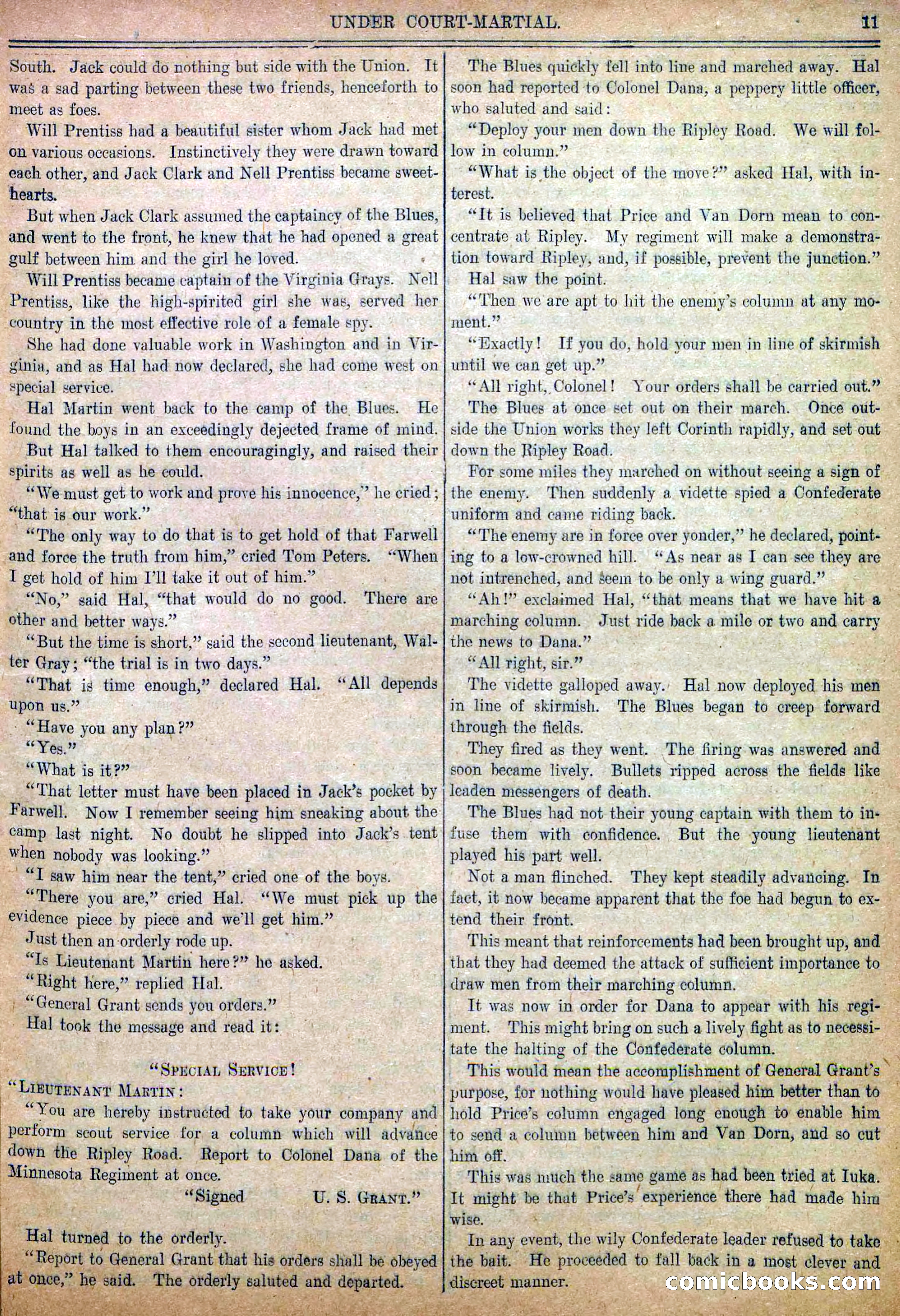 Blue and Gray Weekly, No. 21 — page 13 of 36