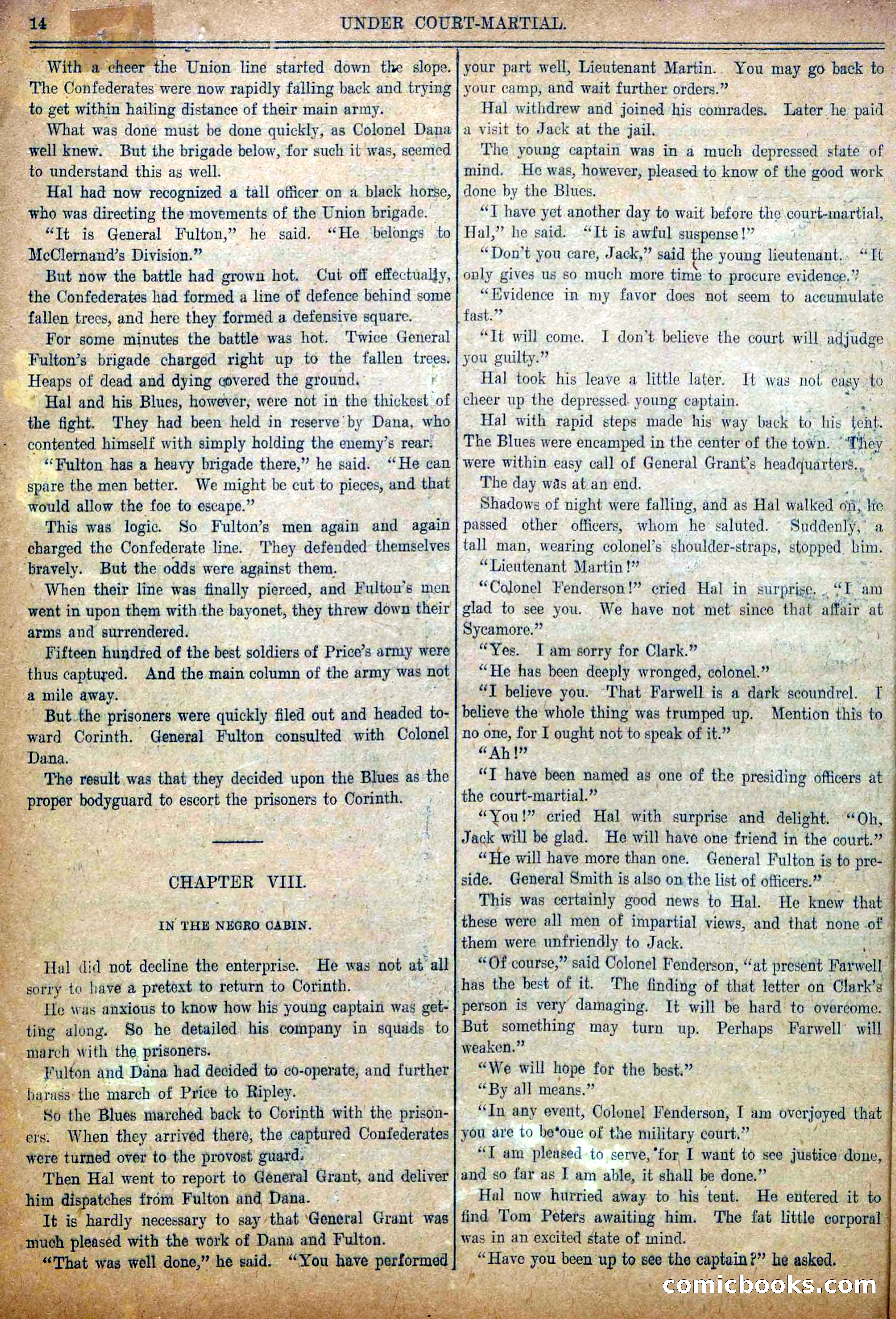 Blue and Gray Weekly, No. 21 — page 16 of 36