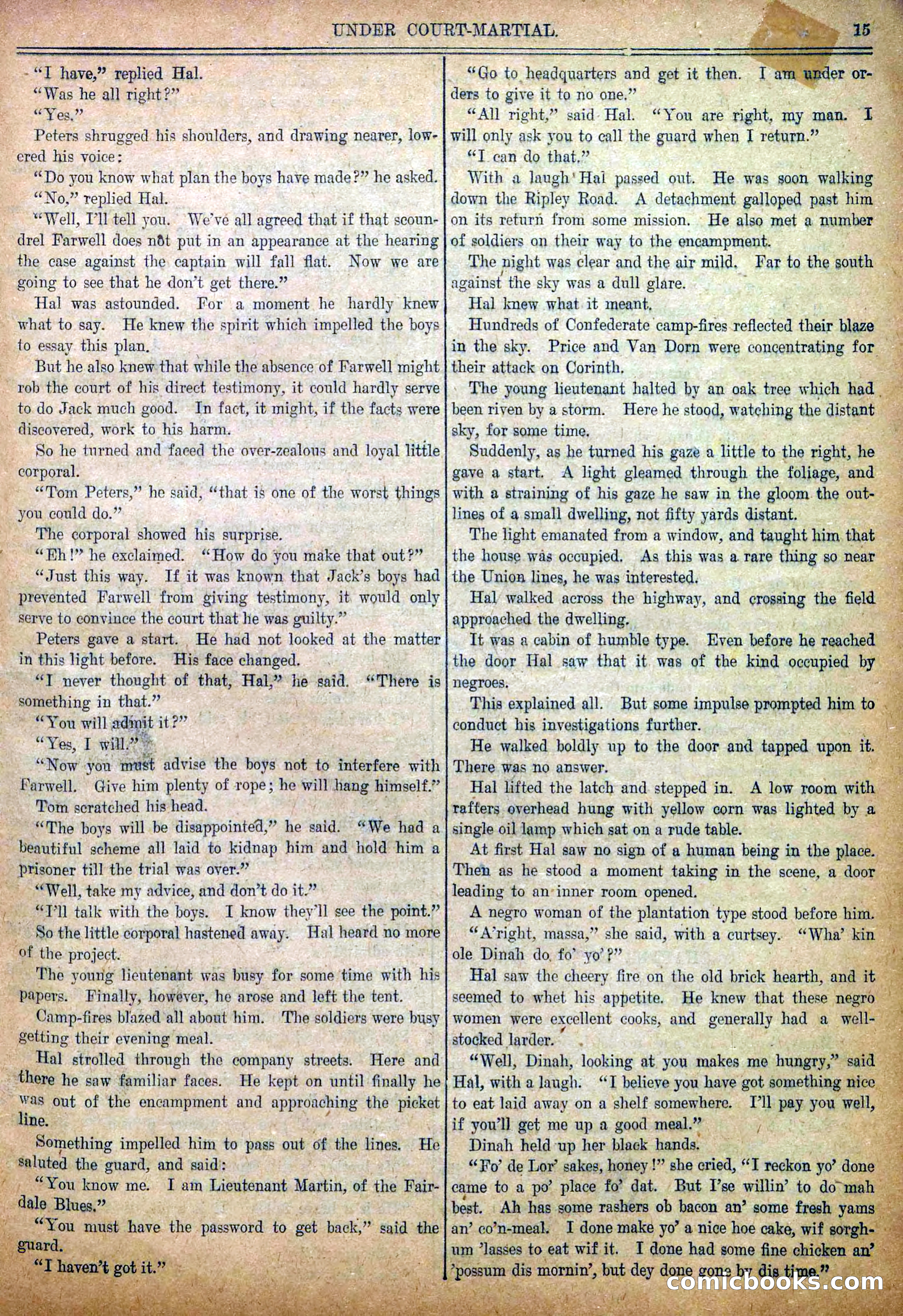 Blue and Gray Weekly, No. 21 — page 17 of 36