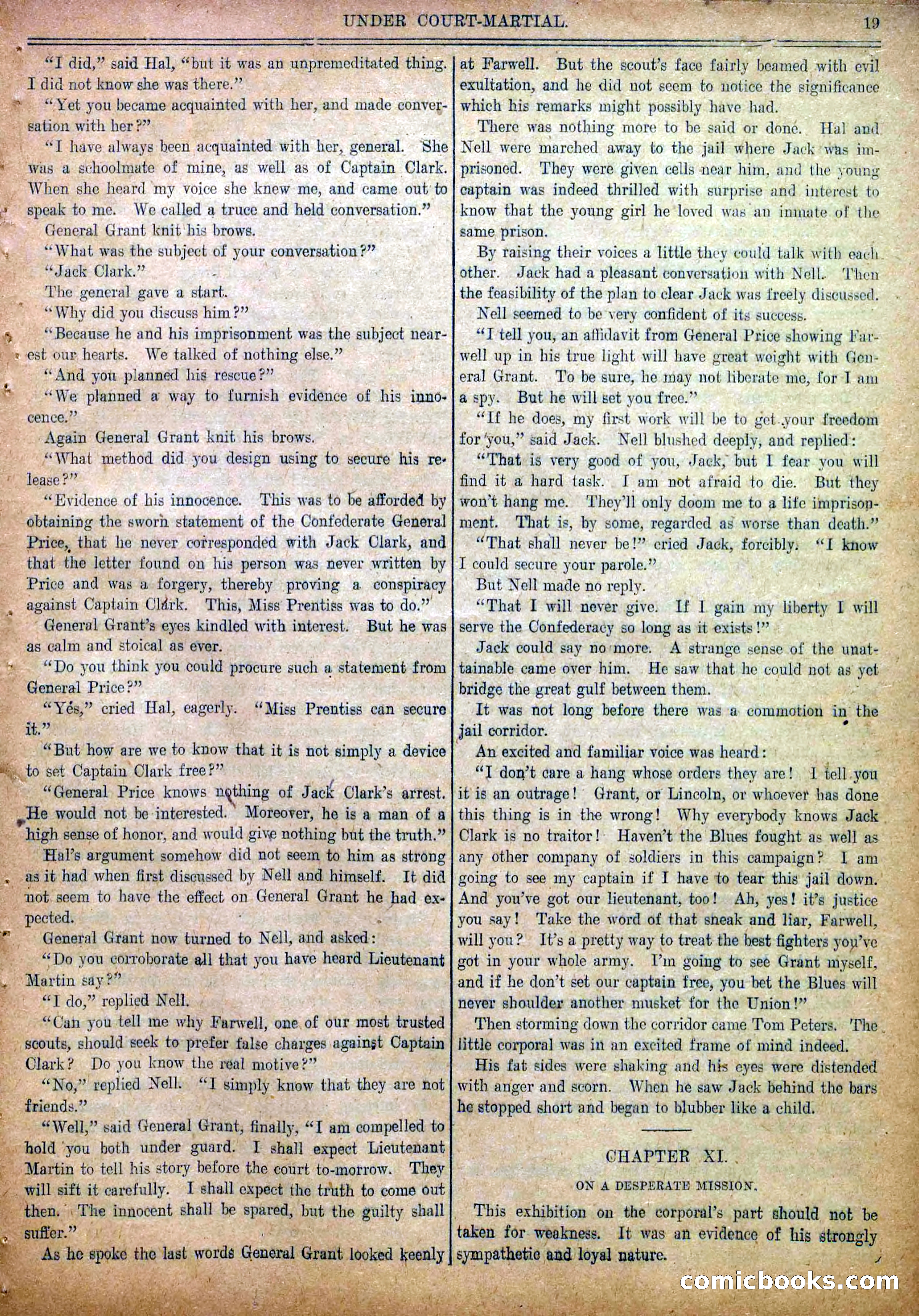 Blue and Gray Weekly, No. 21 — page 21 of 36
