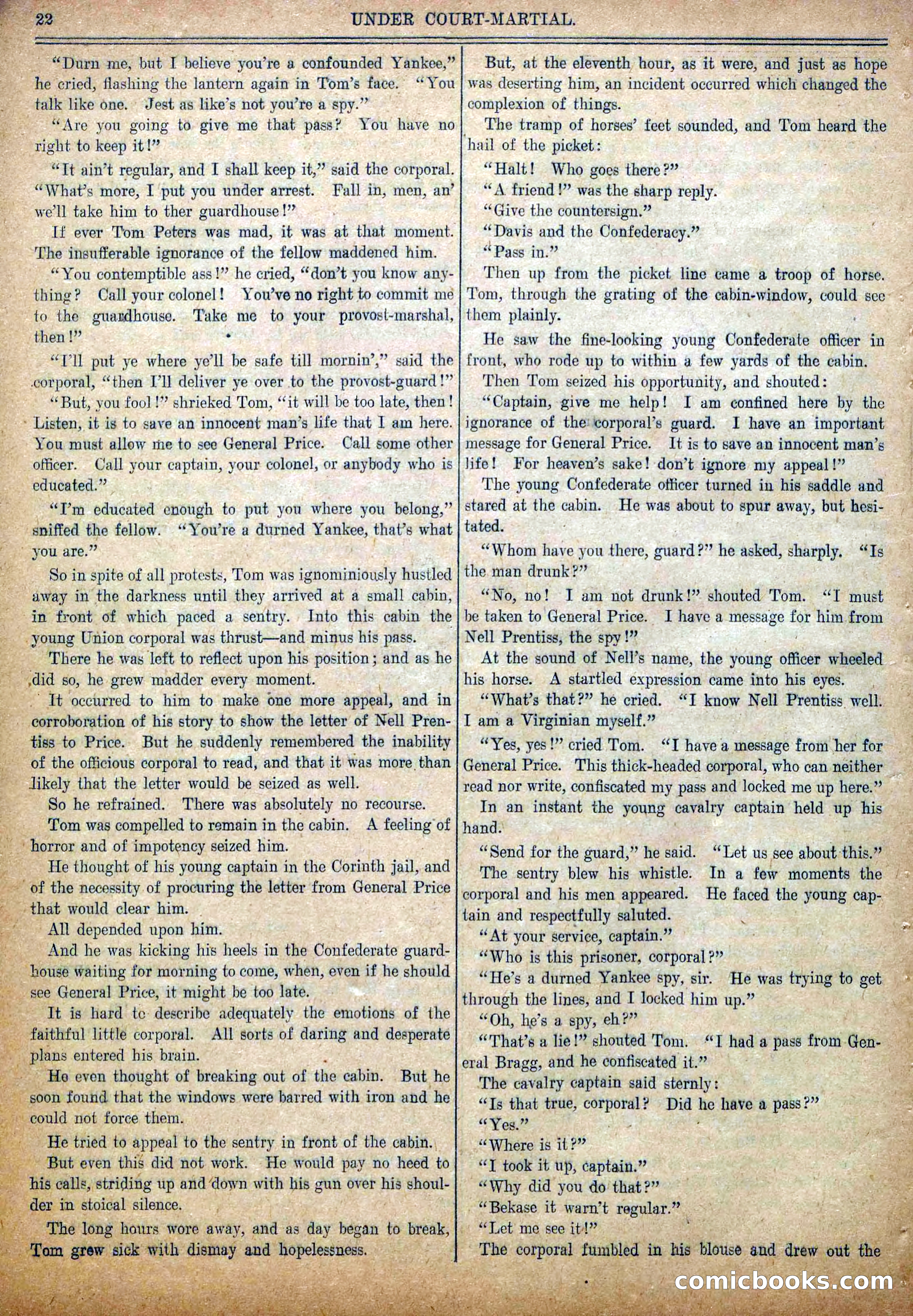 Blue and Gray Weekly, No. 21 — page 24 of 36