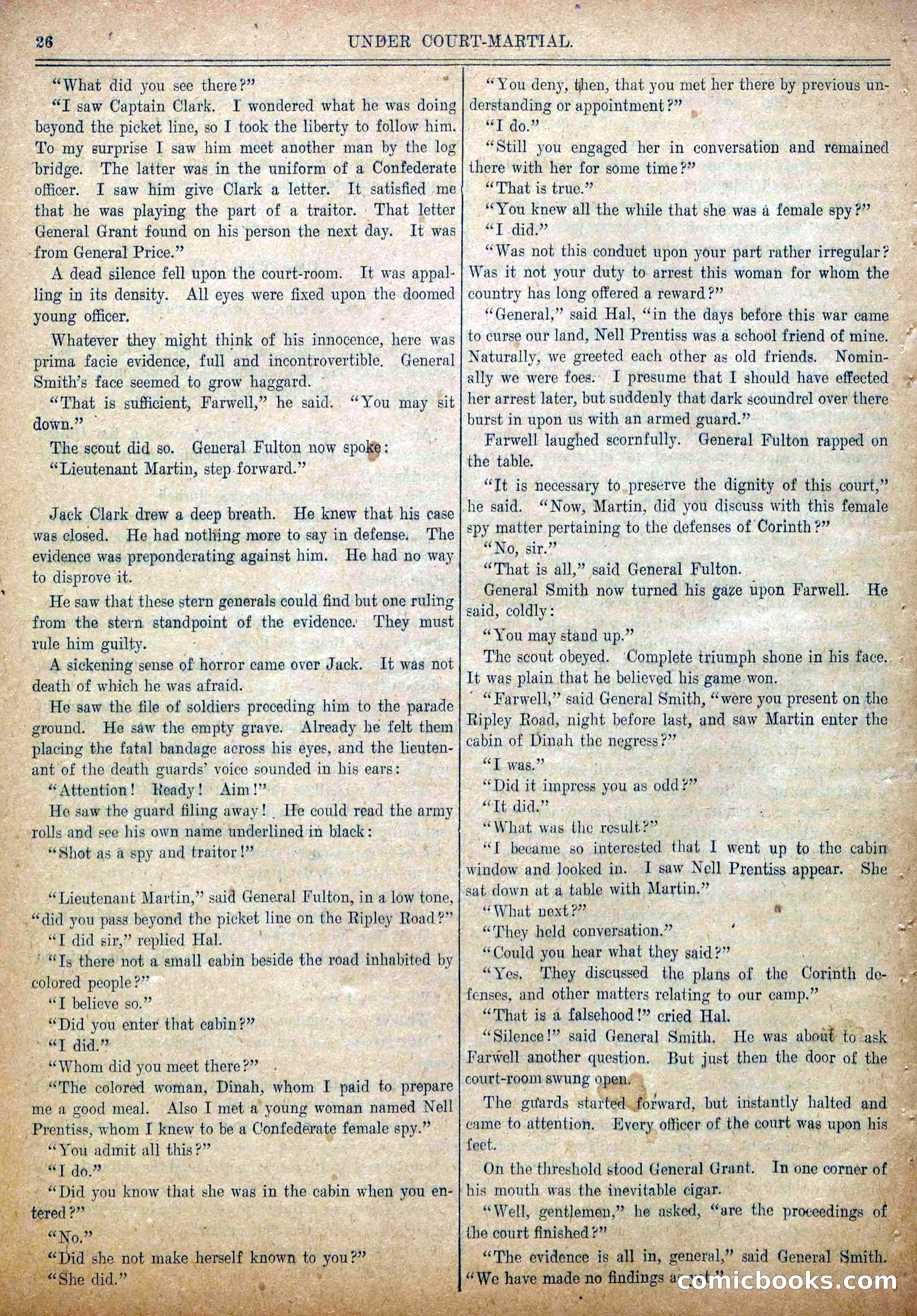 Blue and Gray Weekly, No. 21 — page 28 of 36