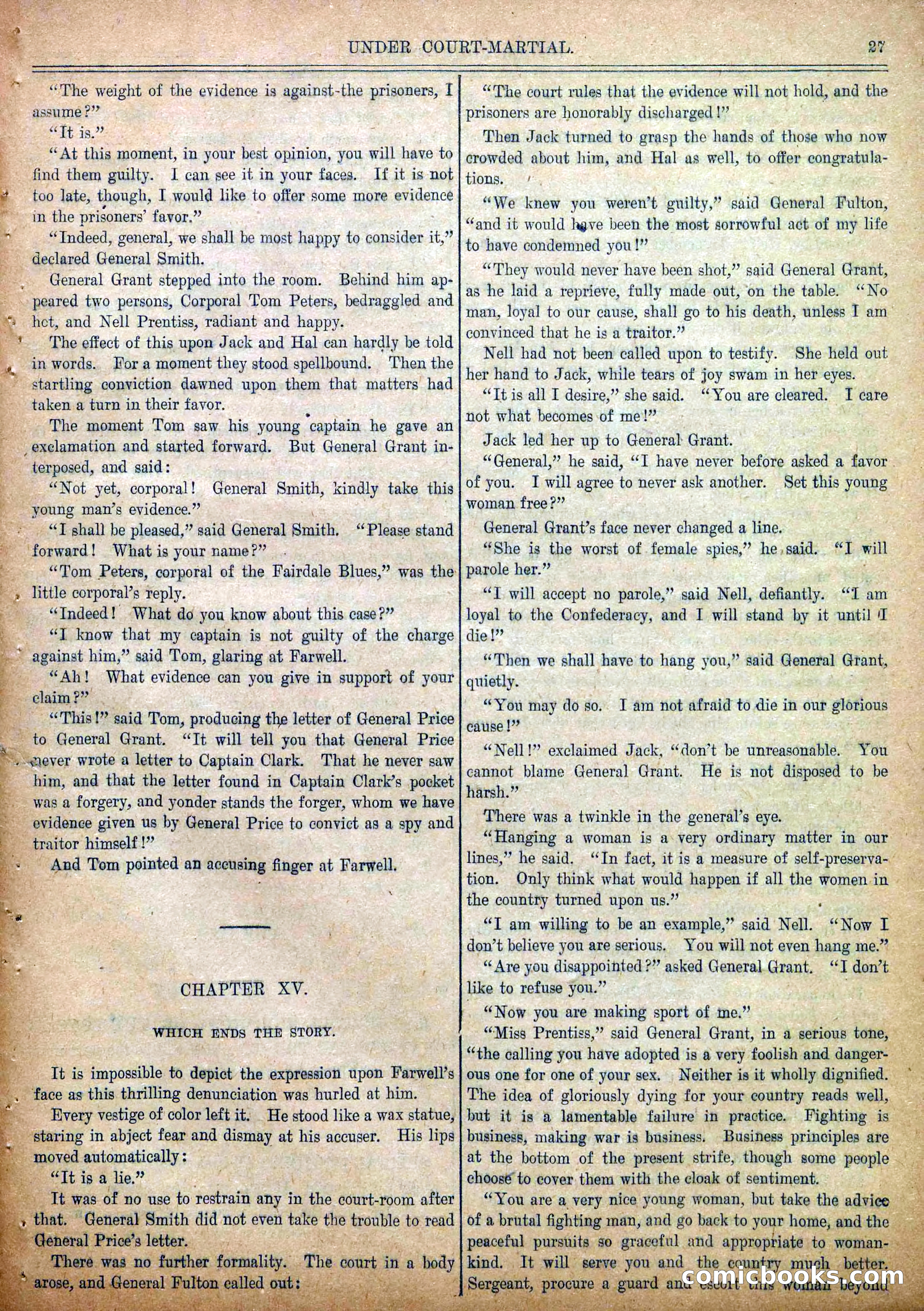 Blue and Gray Weekly, No. 21 — page 29 of 36