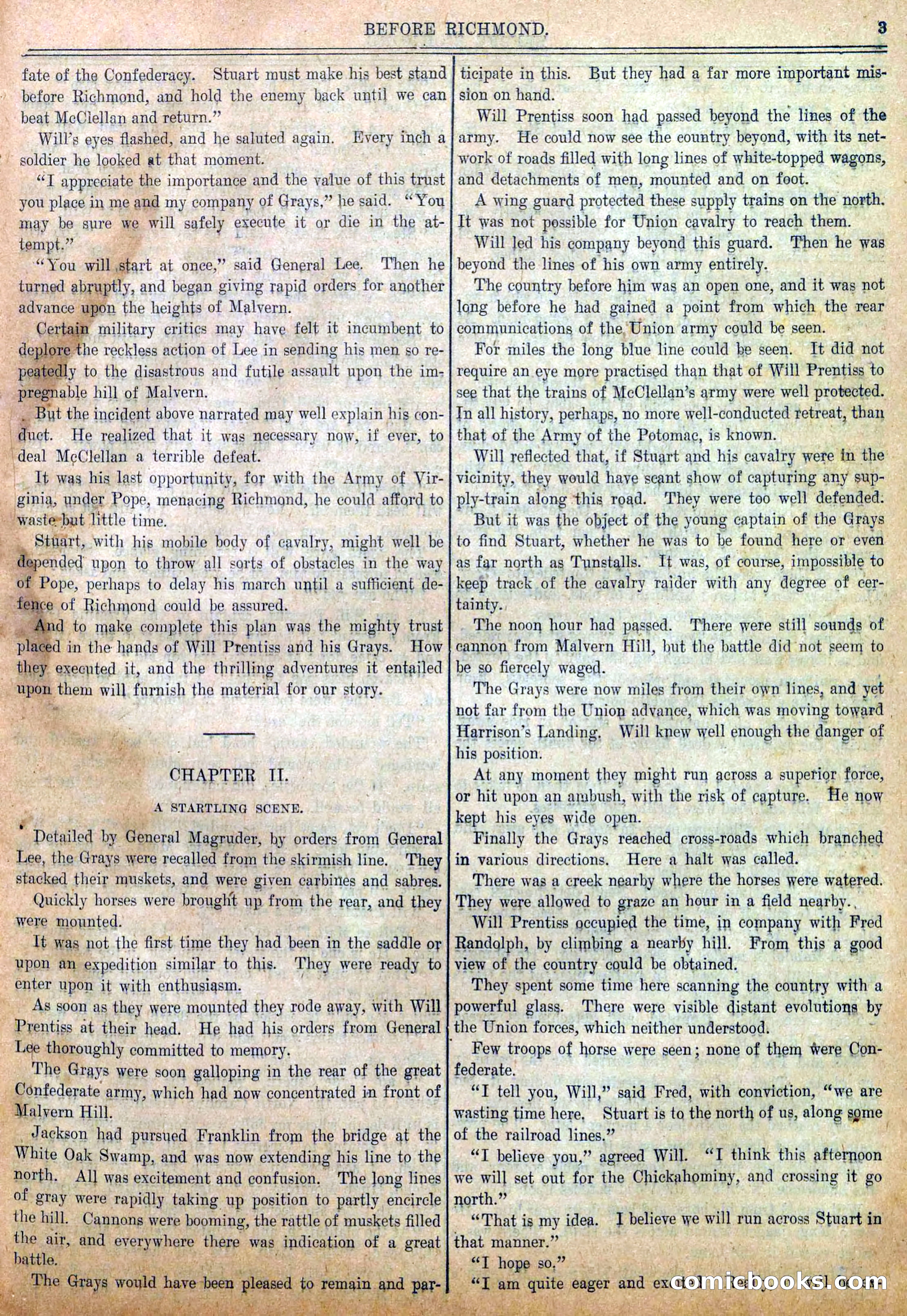 Blue and Gray Weekly, No. 22 — page 5 of 36