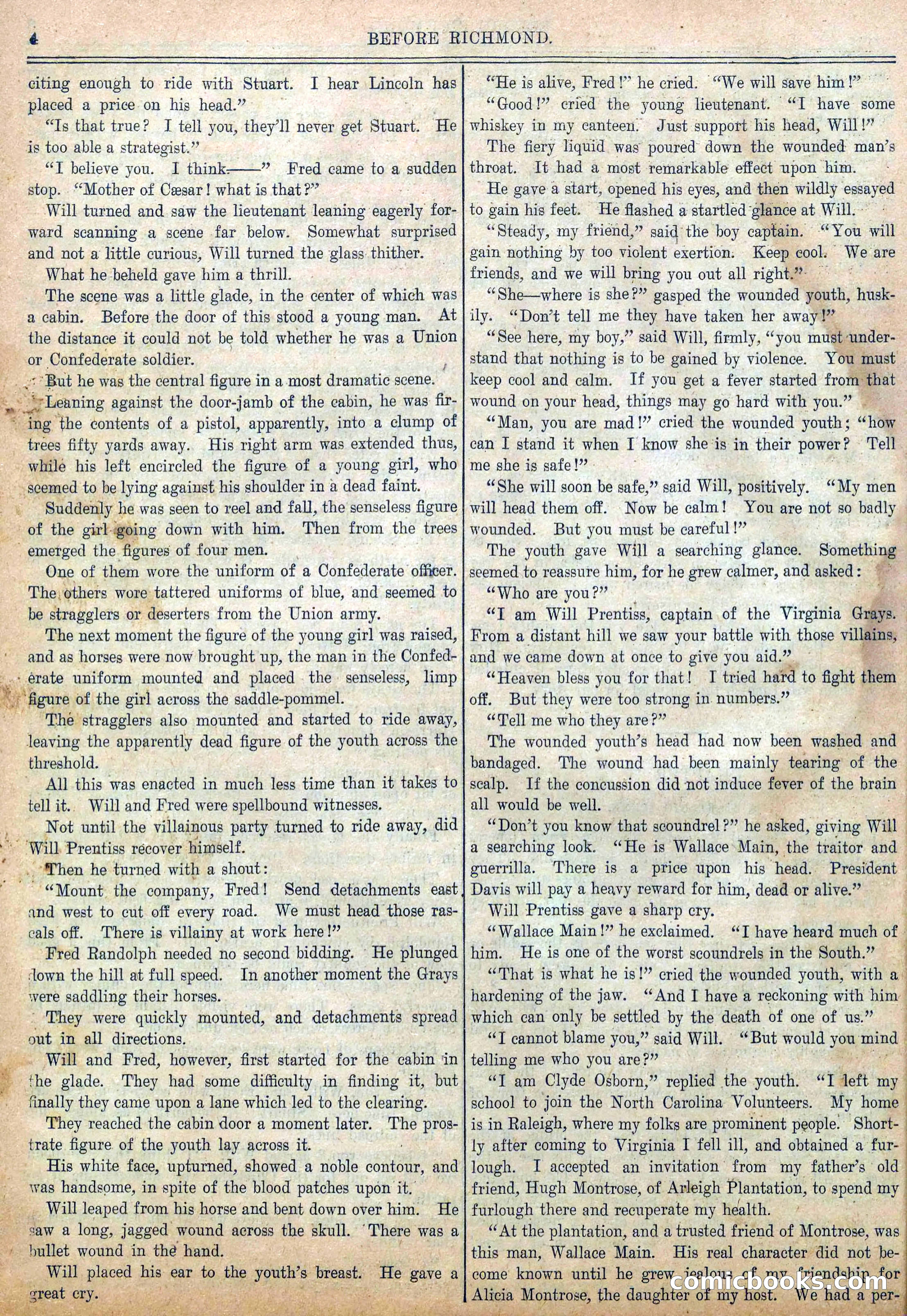 Blue and Gray Weekly, No. 22 — page 6 of 36