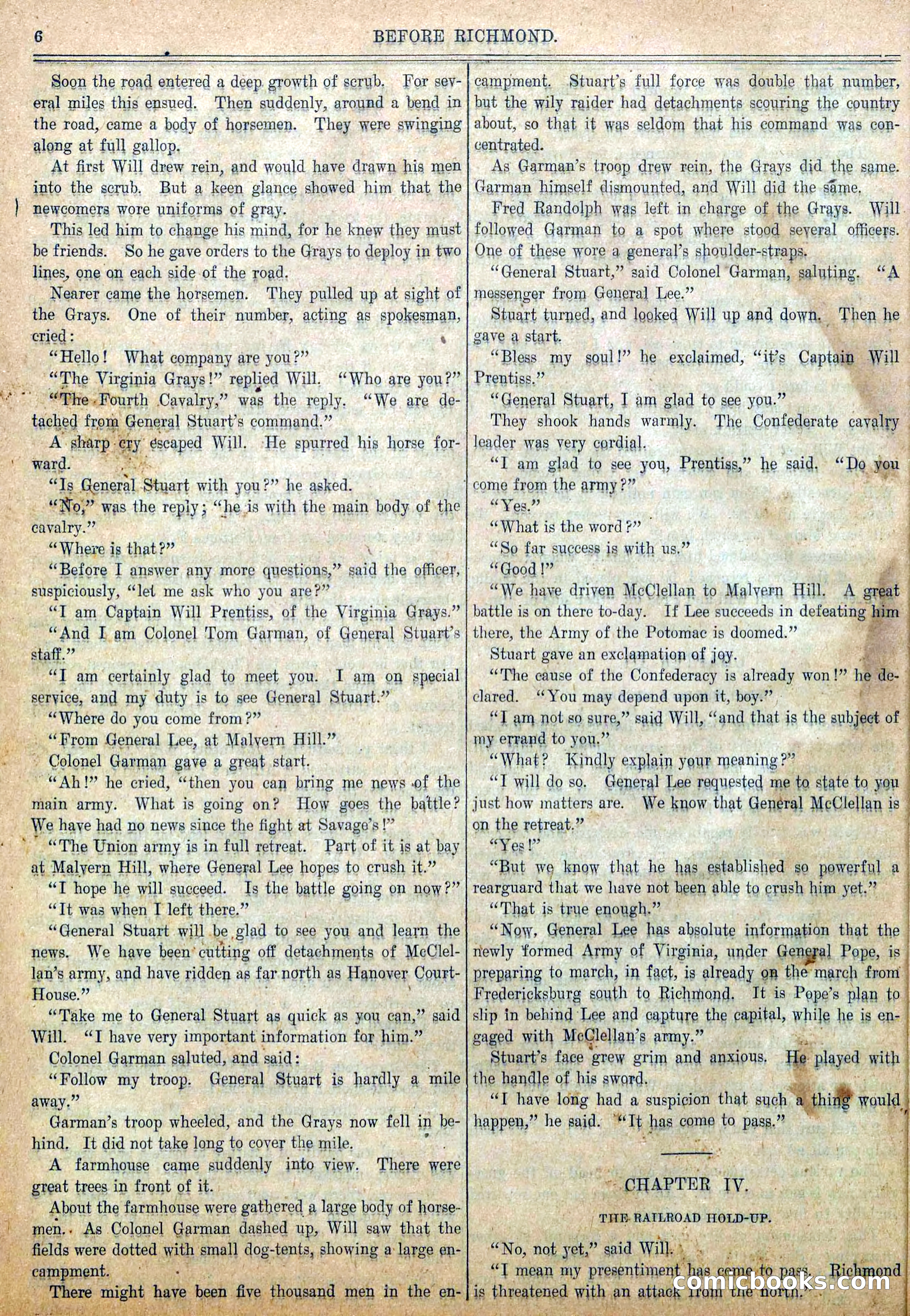 Blue and Gray Weekly, No. 22 — page 8 of 36