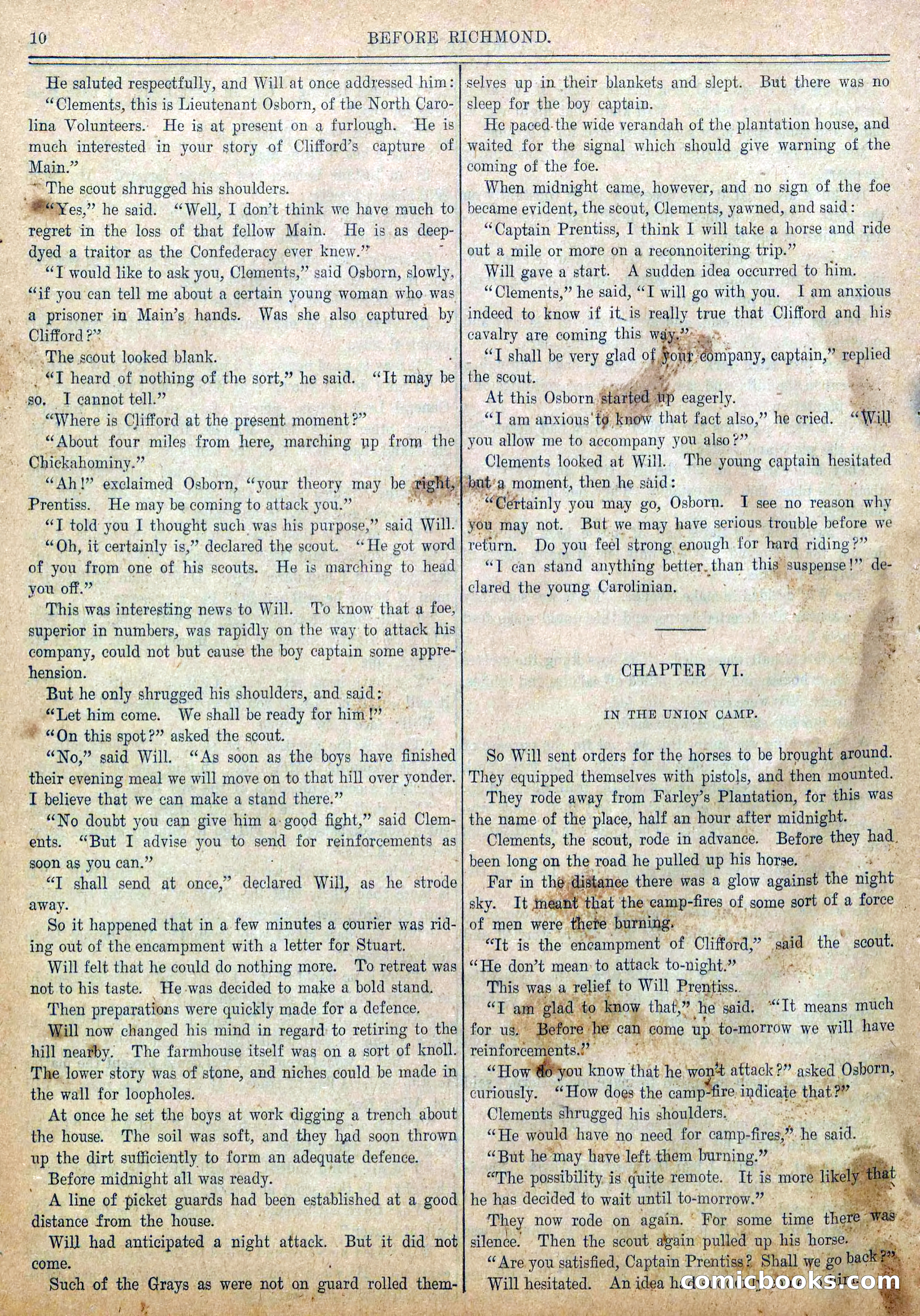 Blue and Gray Weekly, No. 22 — page 12 of 36