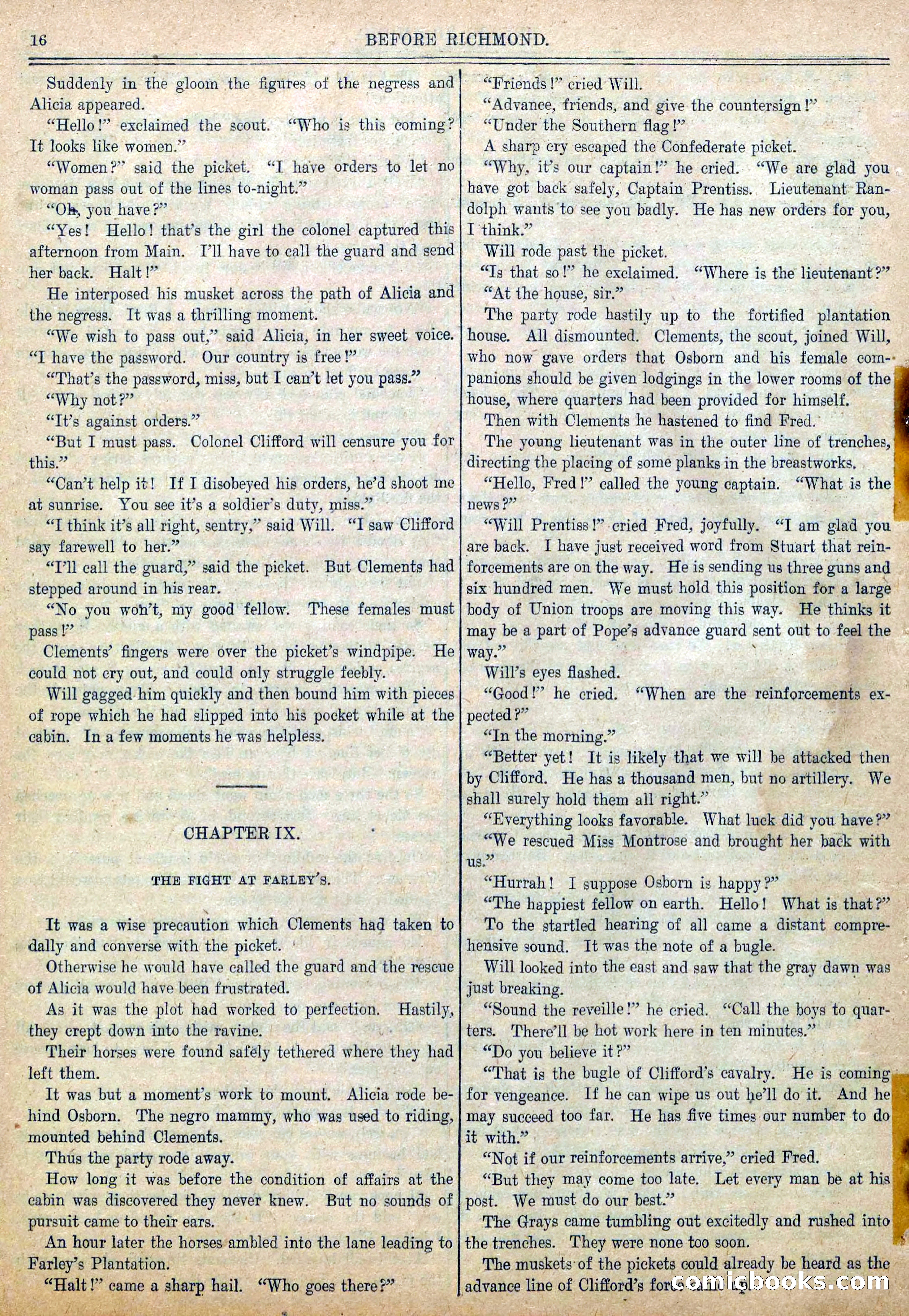 Blue and Gray Weekly, No. 22 — page 18 of 36