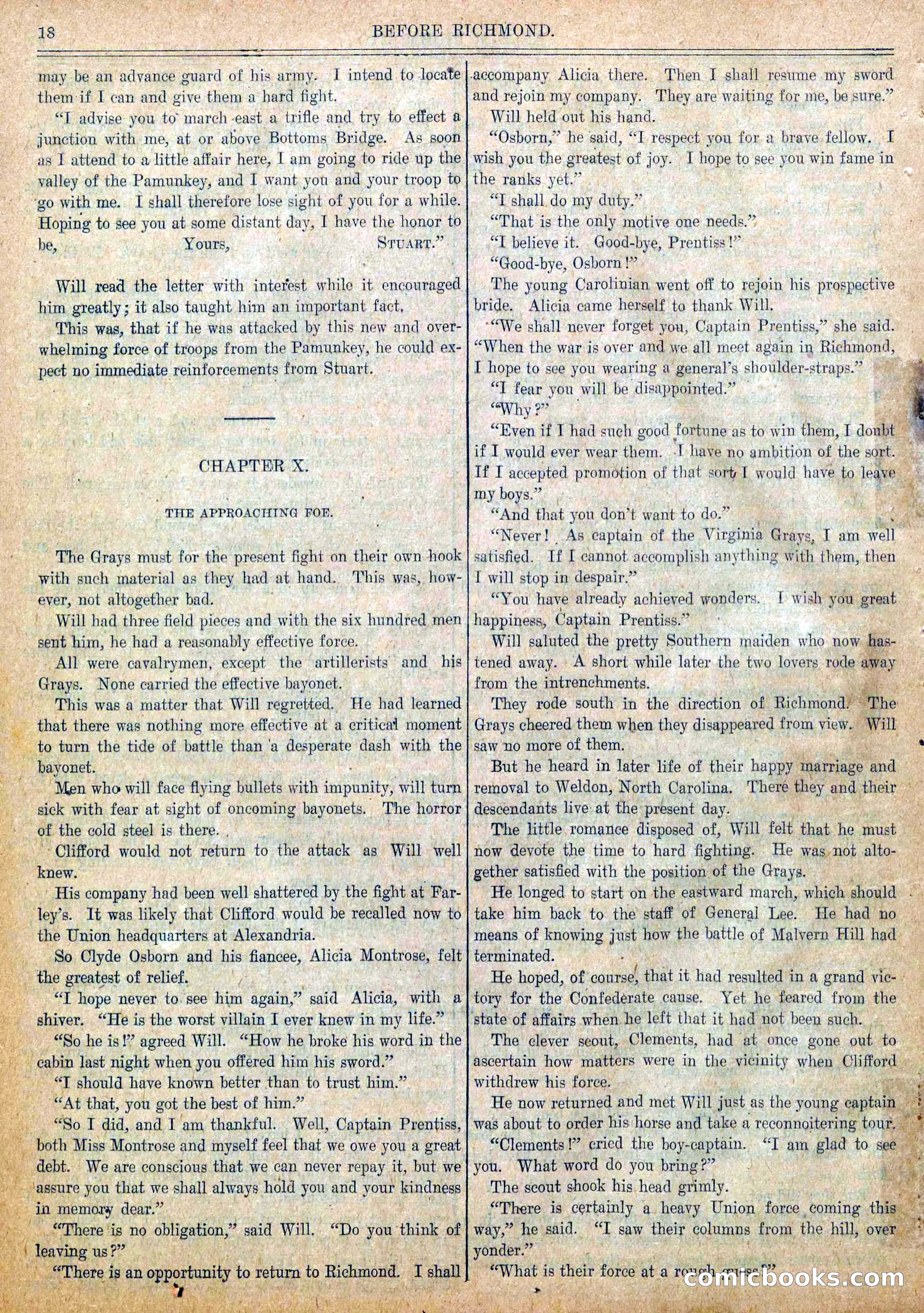 Blue and Gray Weekly, No. 22 — page 20 of 36