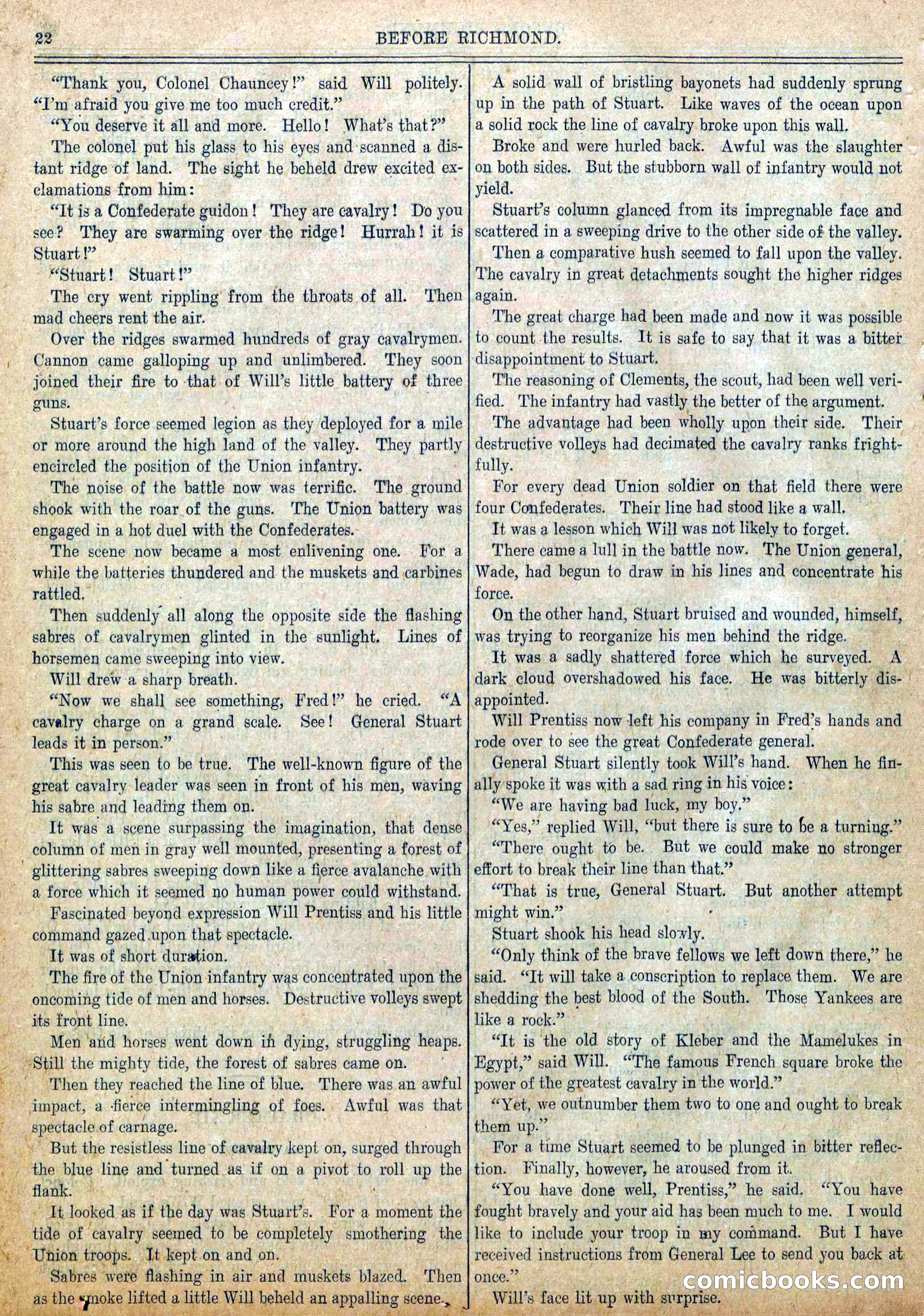 Blue and Gray Weekly, No. 22 — page 24 of 36