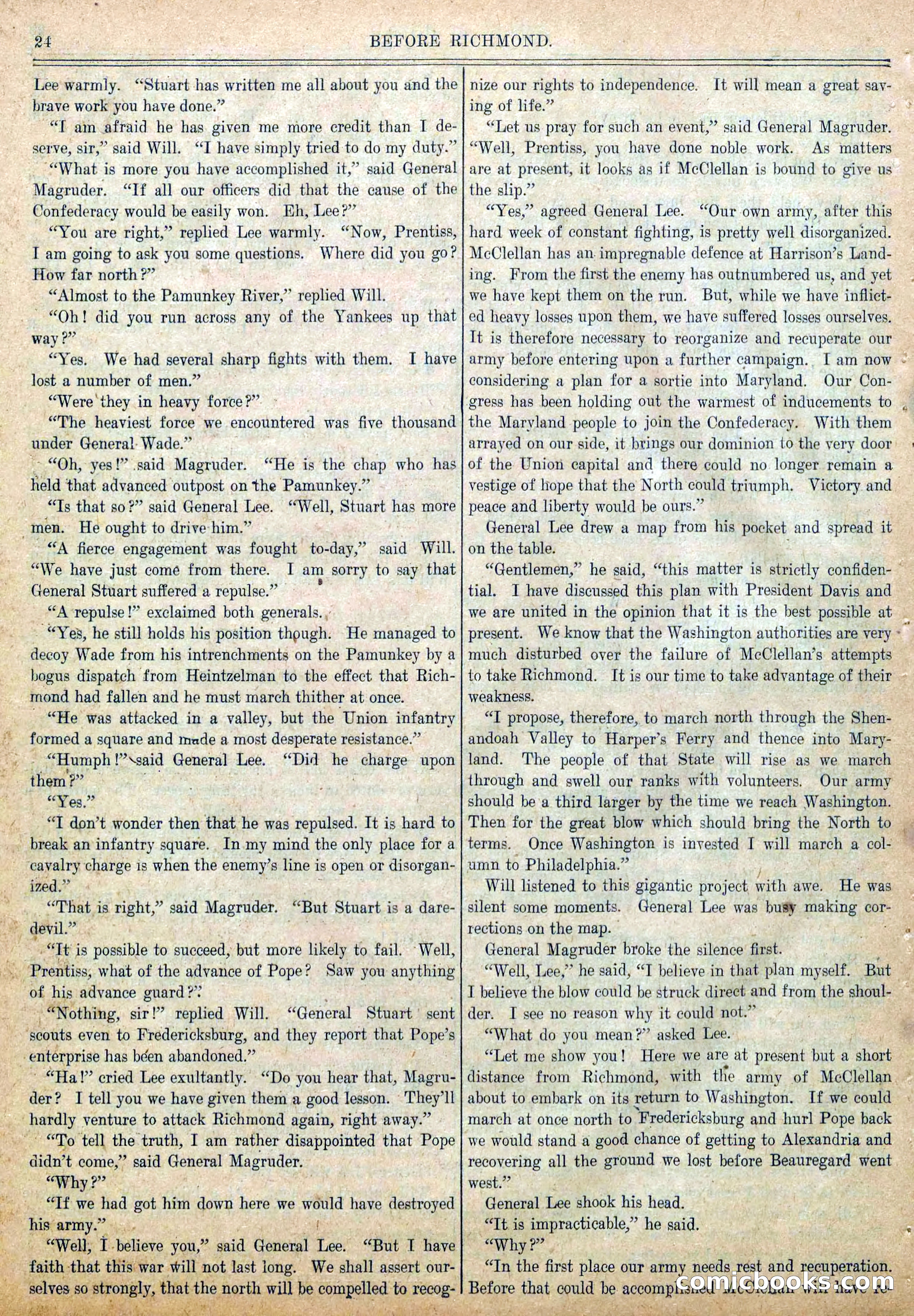 Blue and Gray Weekly, No. 22 — page 26 of 36