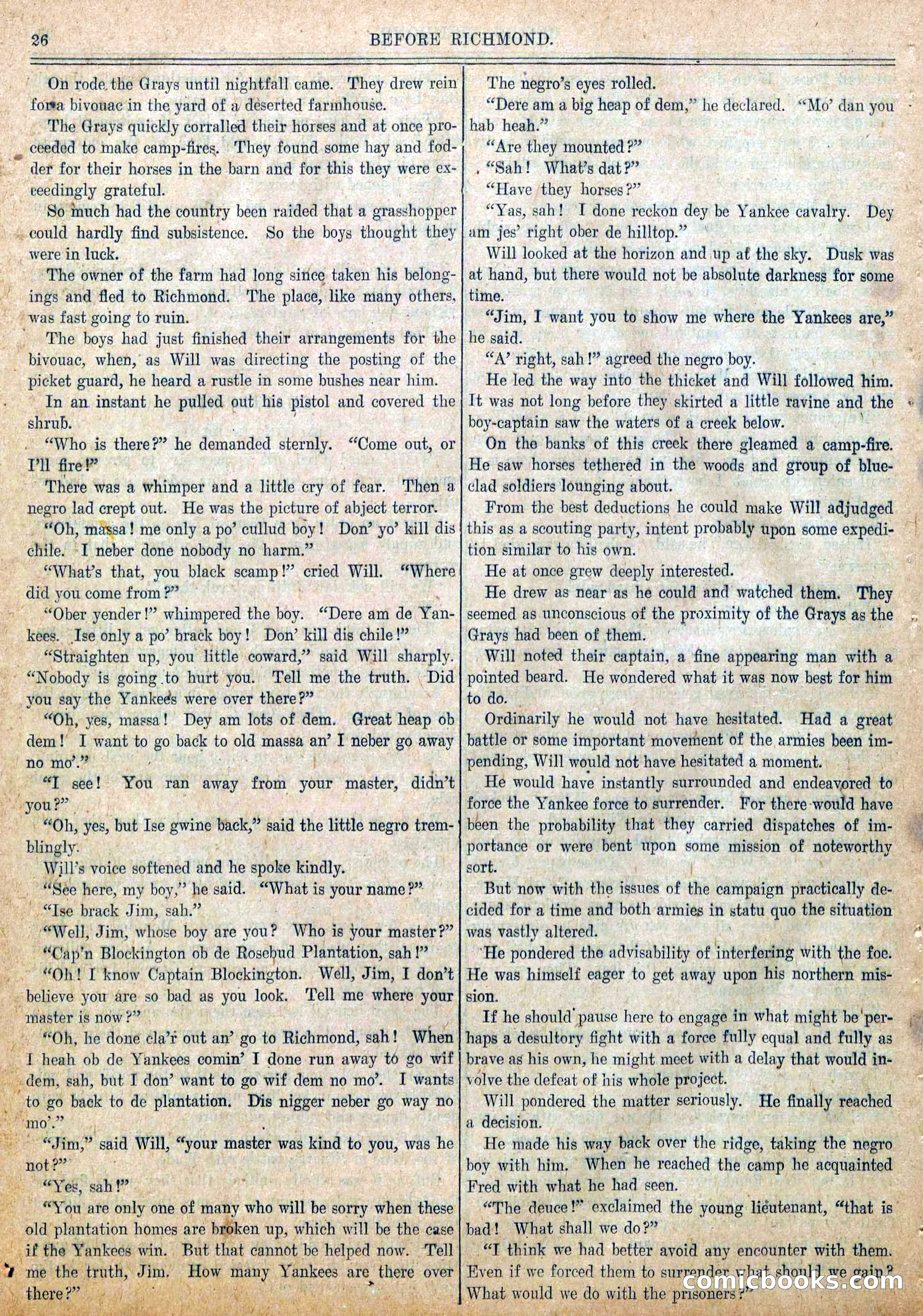 Blue and Gray Weekly, No. 22 — page 28 of 36