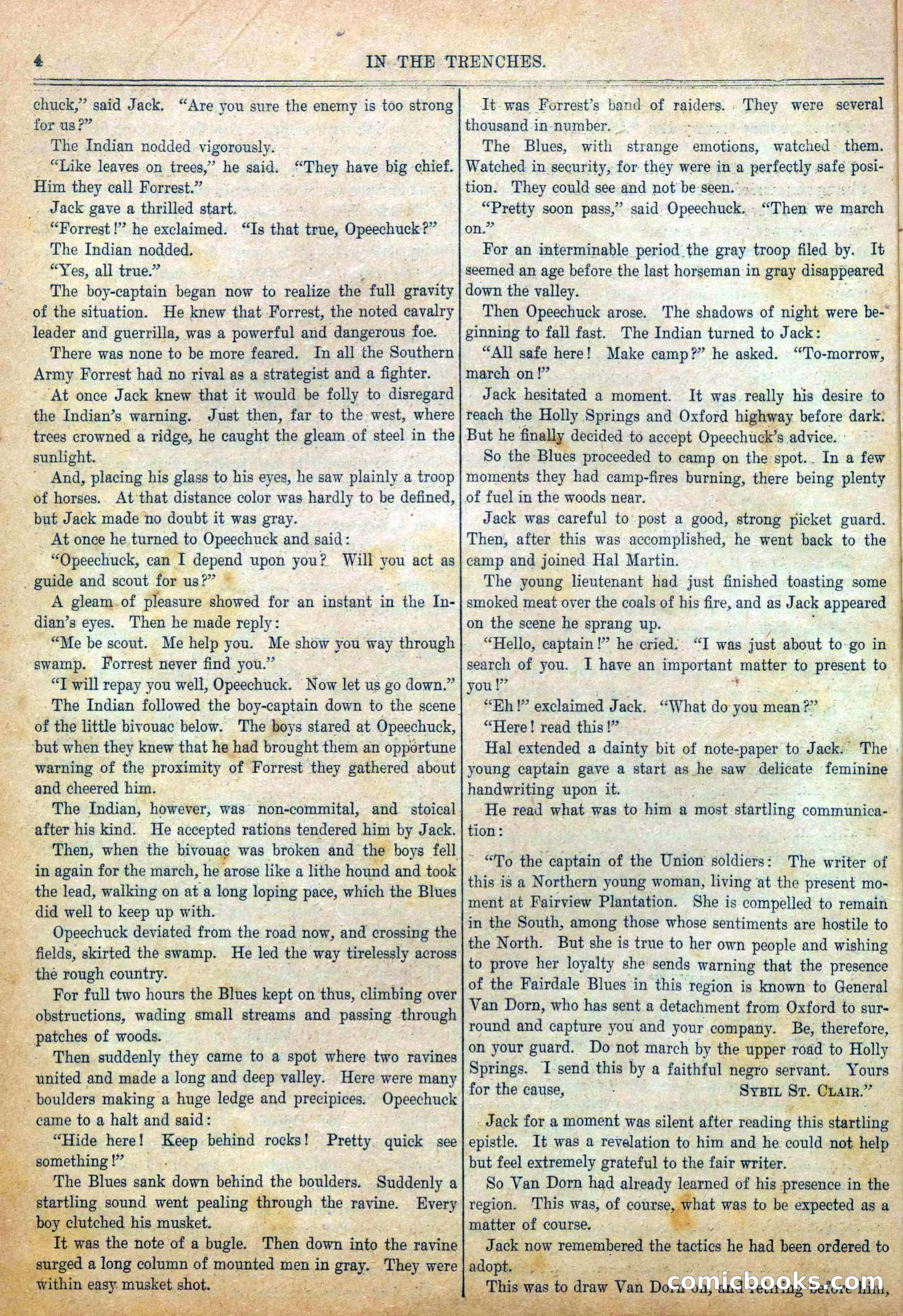 Blue and Gray Weekly, No. 23 — page 6 of 36