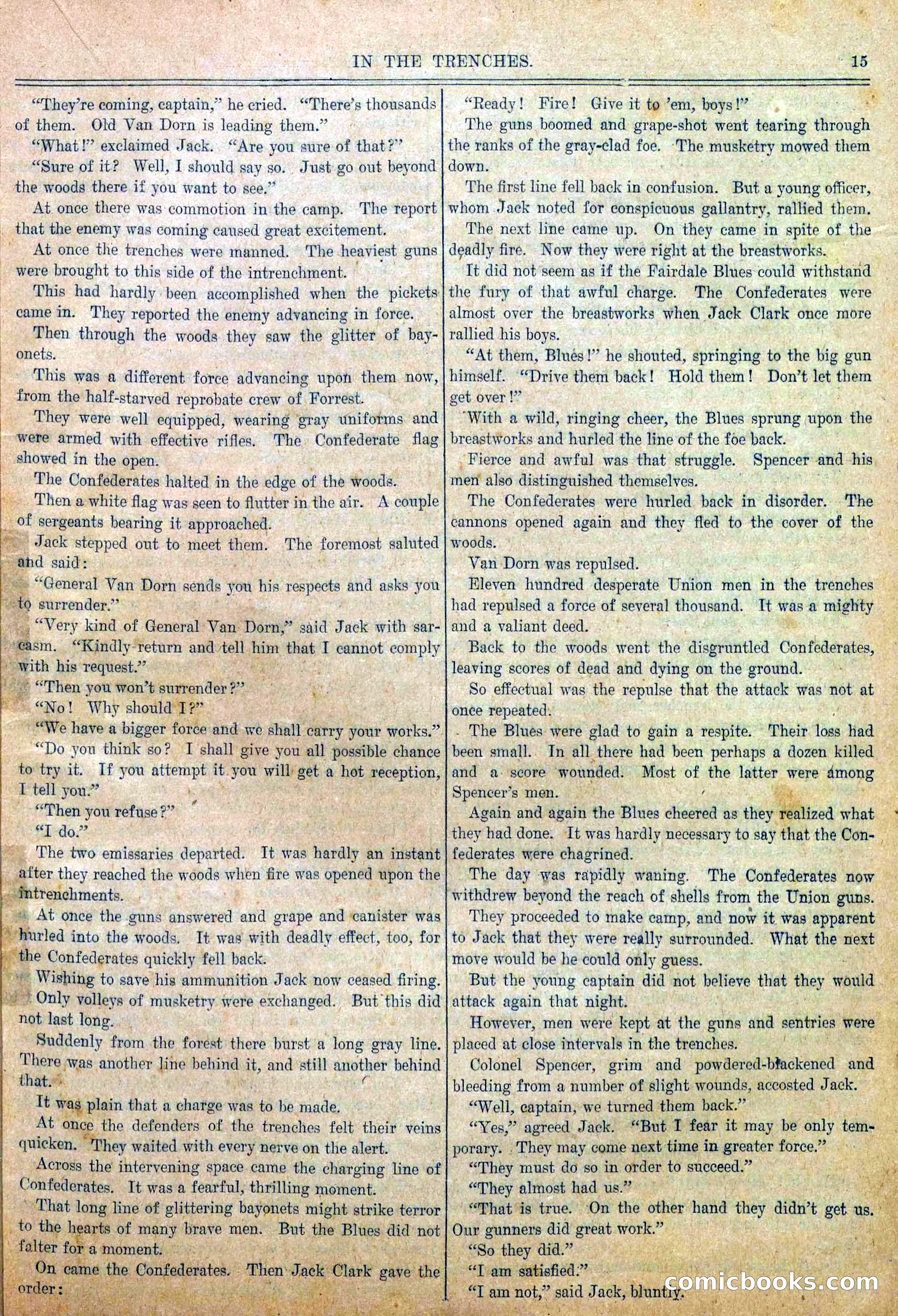 Blue and Gray Weekly, No. 23 — page 17 of 36