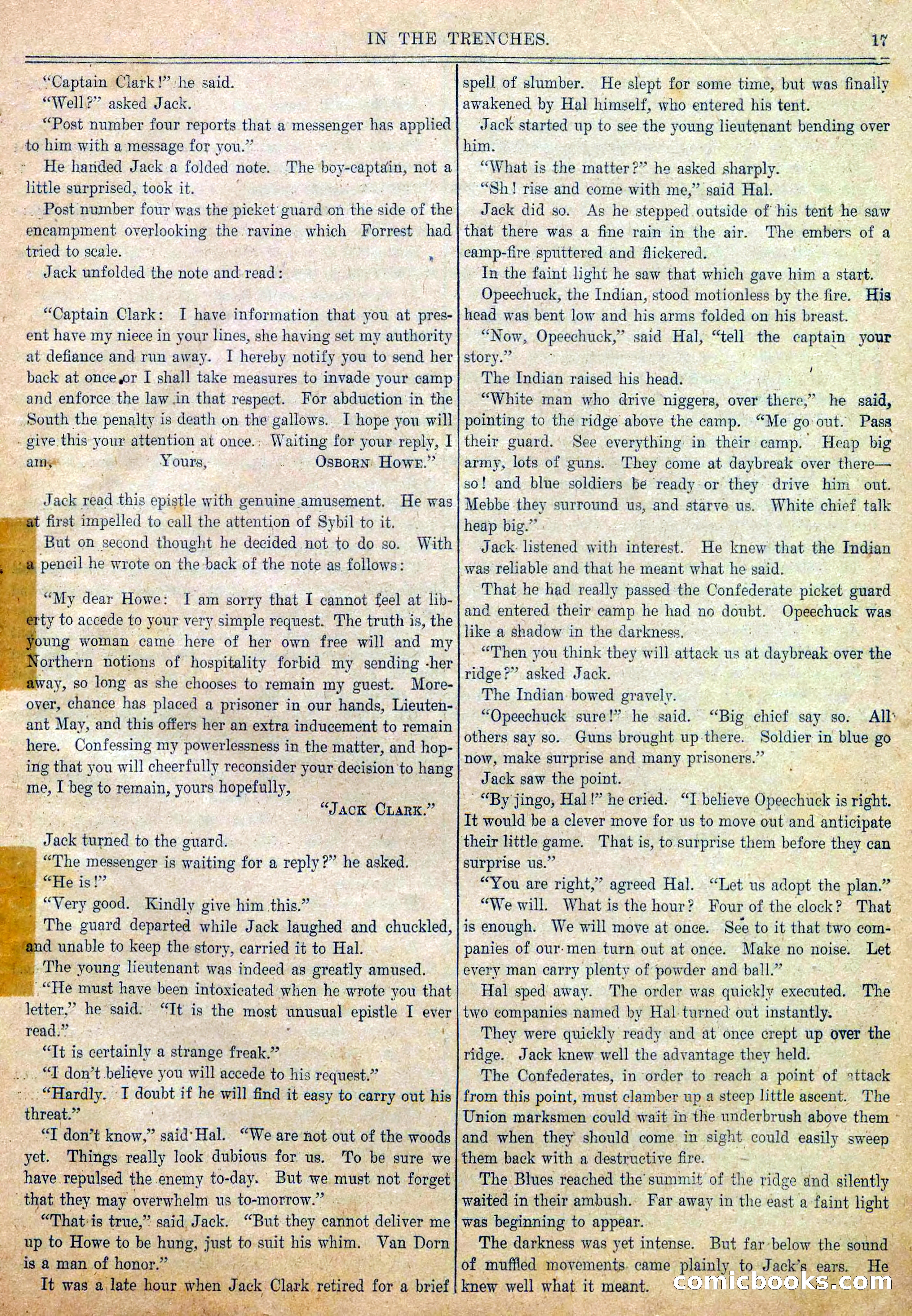 Blue and Gray Weekly, No. 23 — page 19 of 36