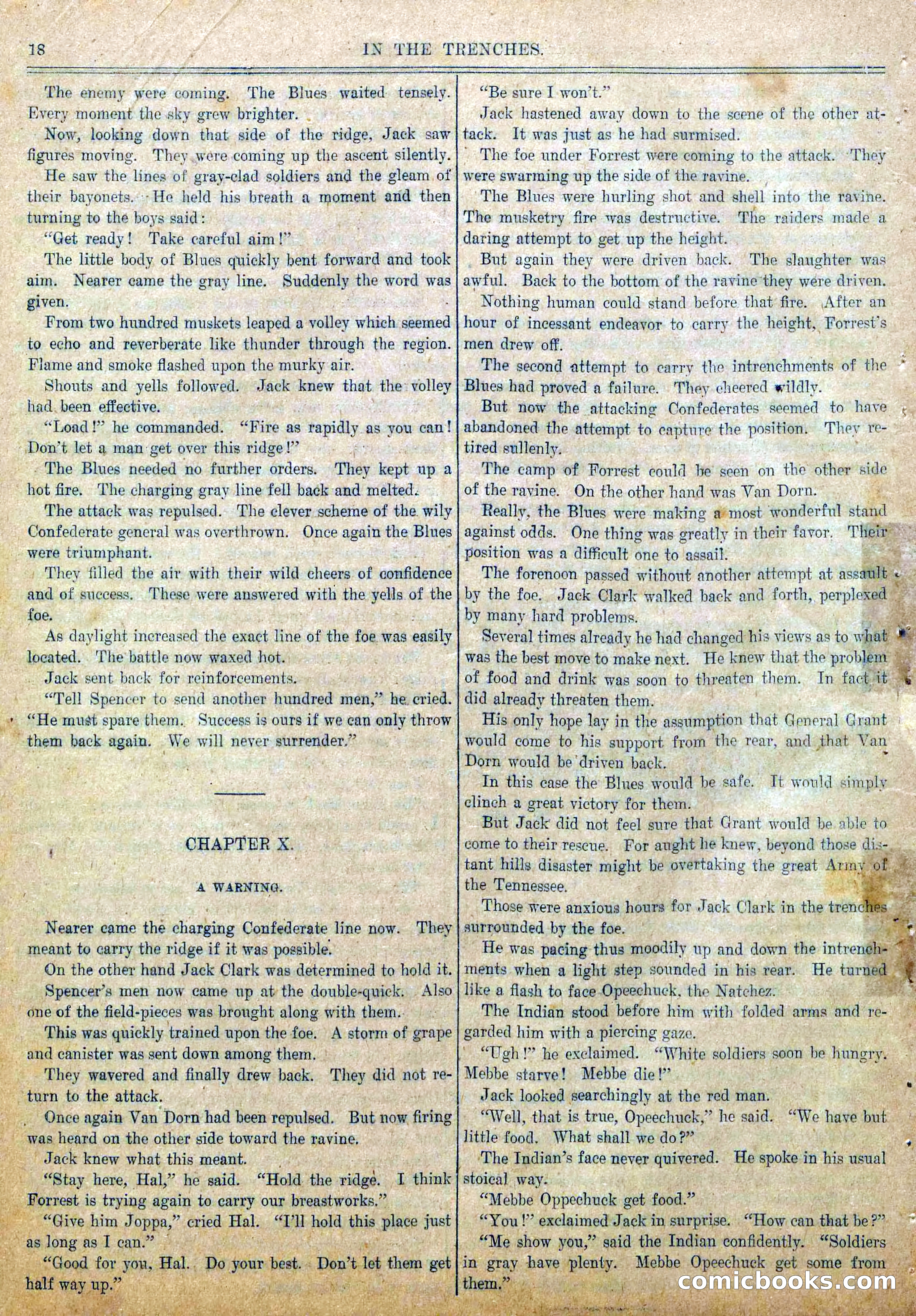 Blue and Gray Weekly, No. 23 — page 20 of 36