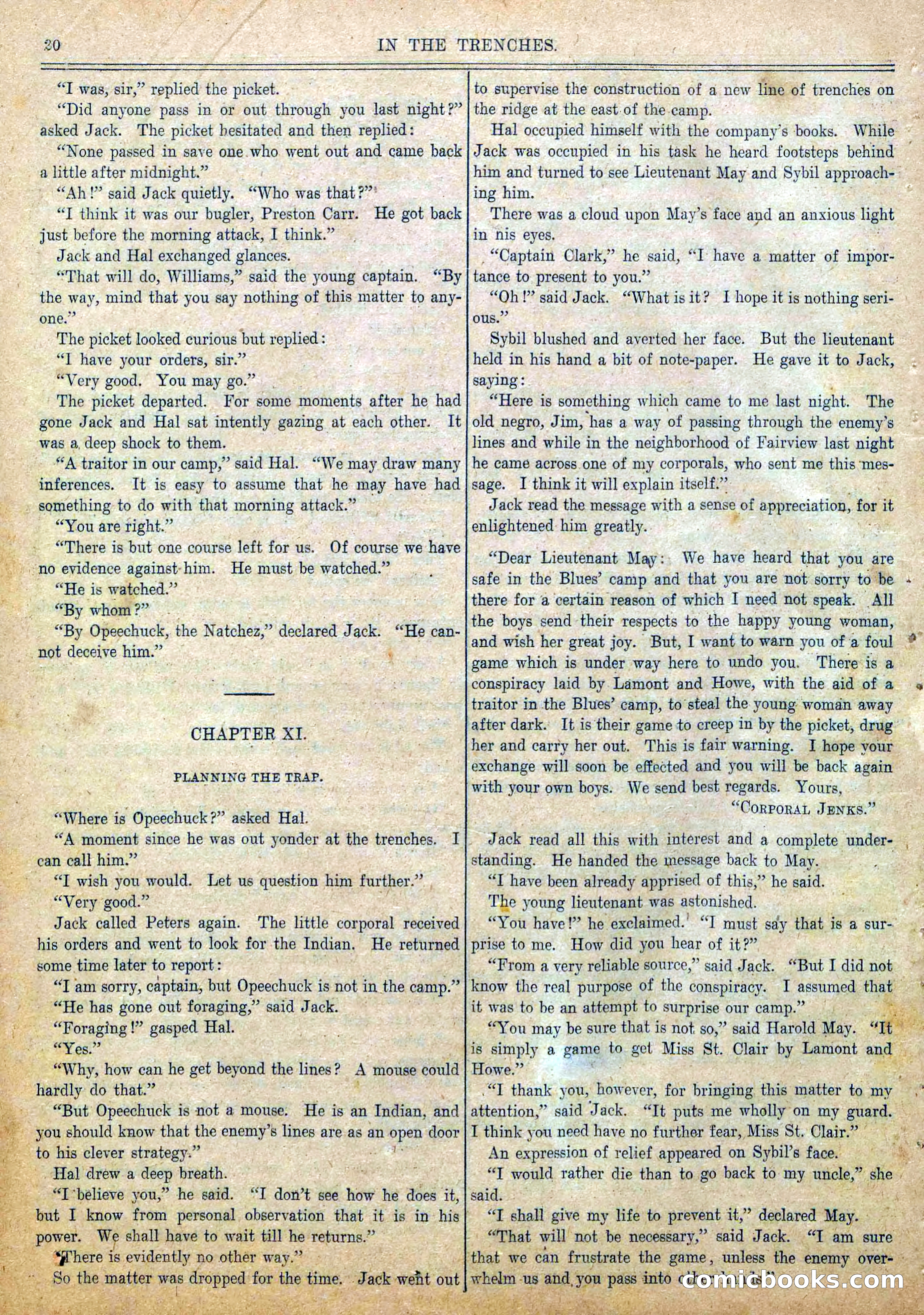 Blue and Gray Weekly, No. 23 — page 22 of 36