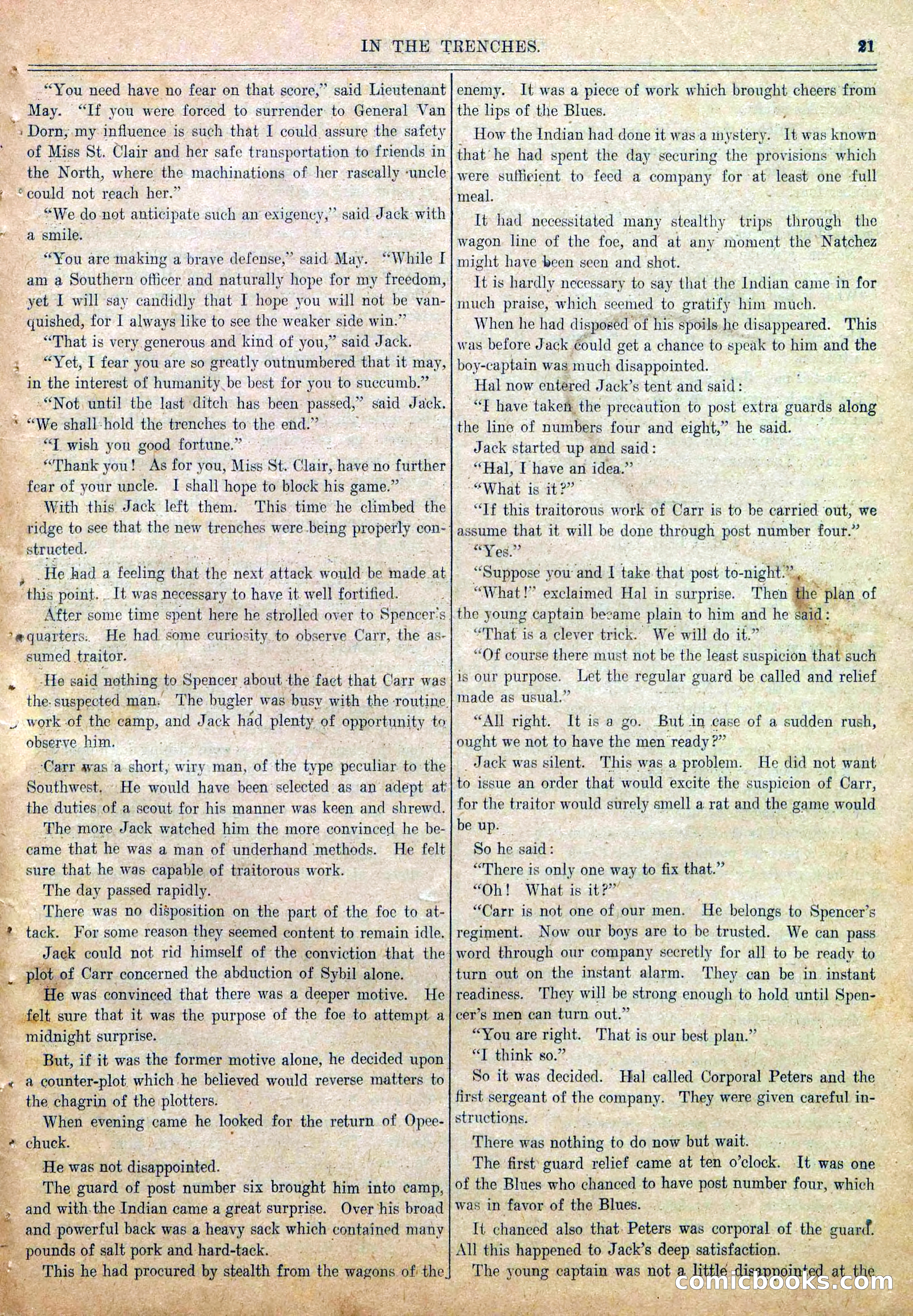 Blue and Gray Weekly, No. 23 — page 23 of 36