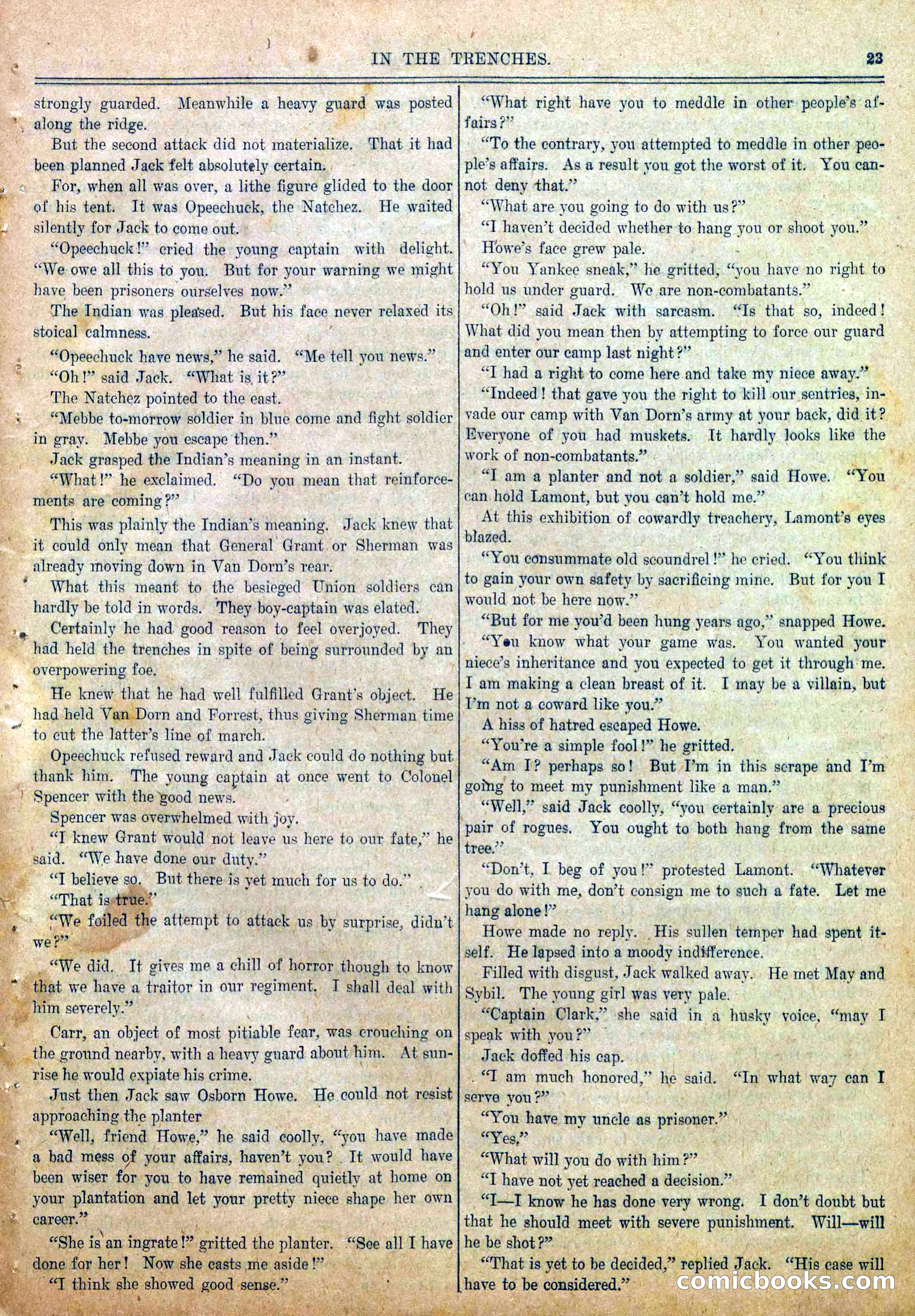 Blue and Gray Weekly, No. 23 — page 25 of 36