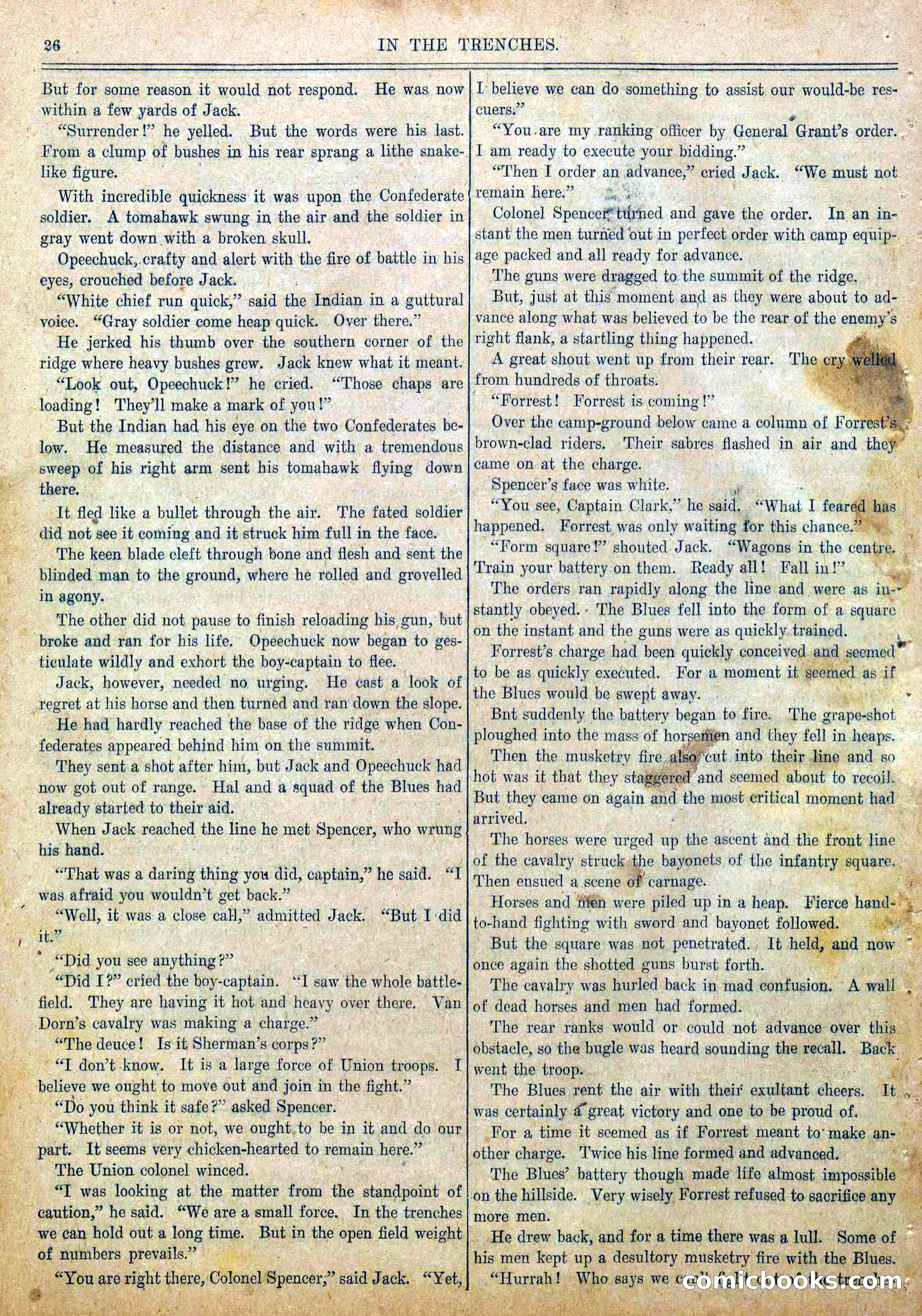 Blue and Gray Weekly, No. 23 — page 28 of 36