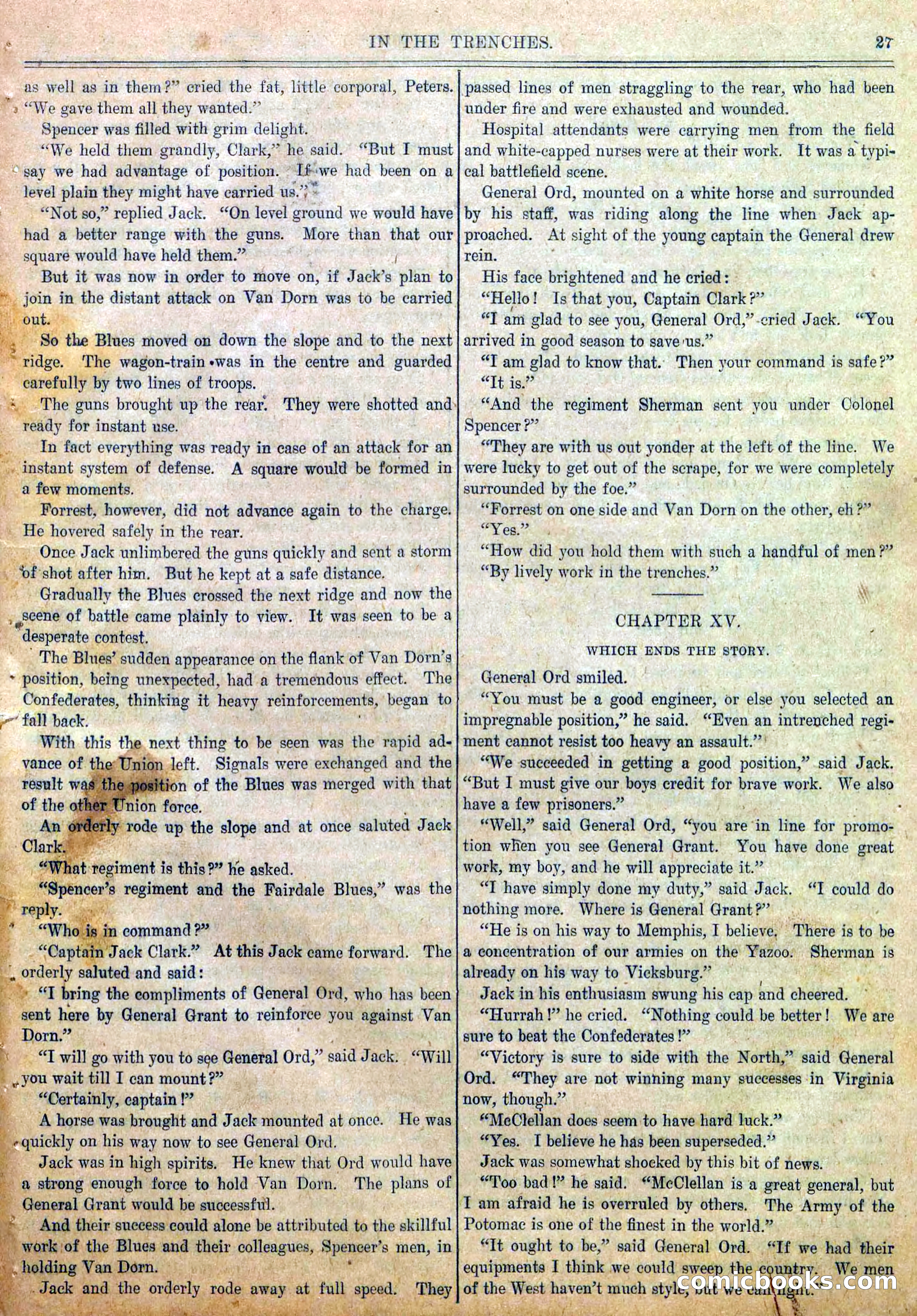 Blue and Gray Weekly, No. 23 — page 29 of 36