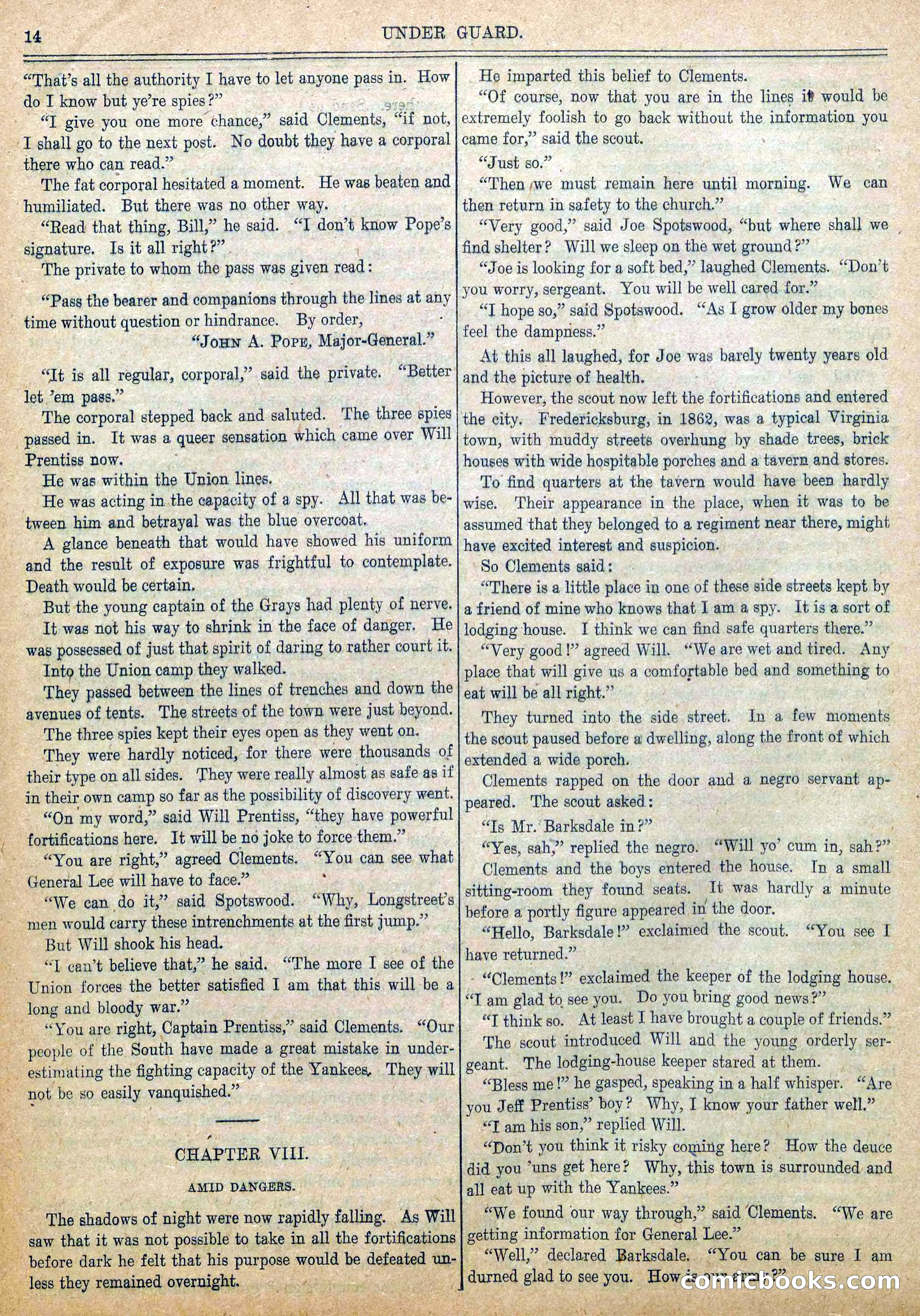 Blue and Gray Weekly, No. 24 — page 16 of 36