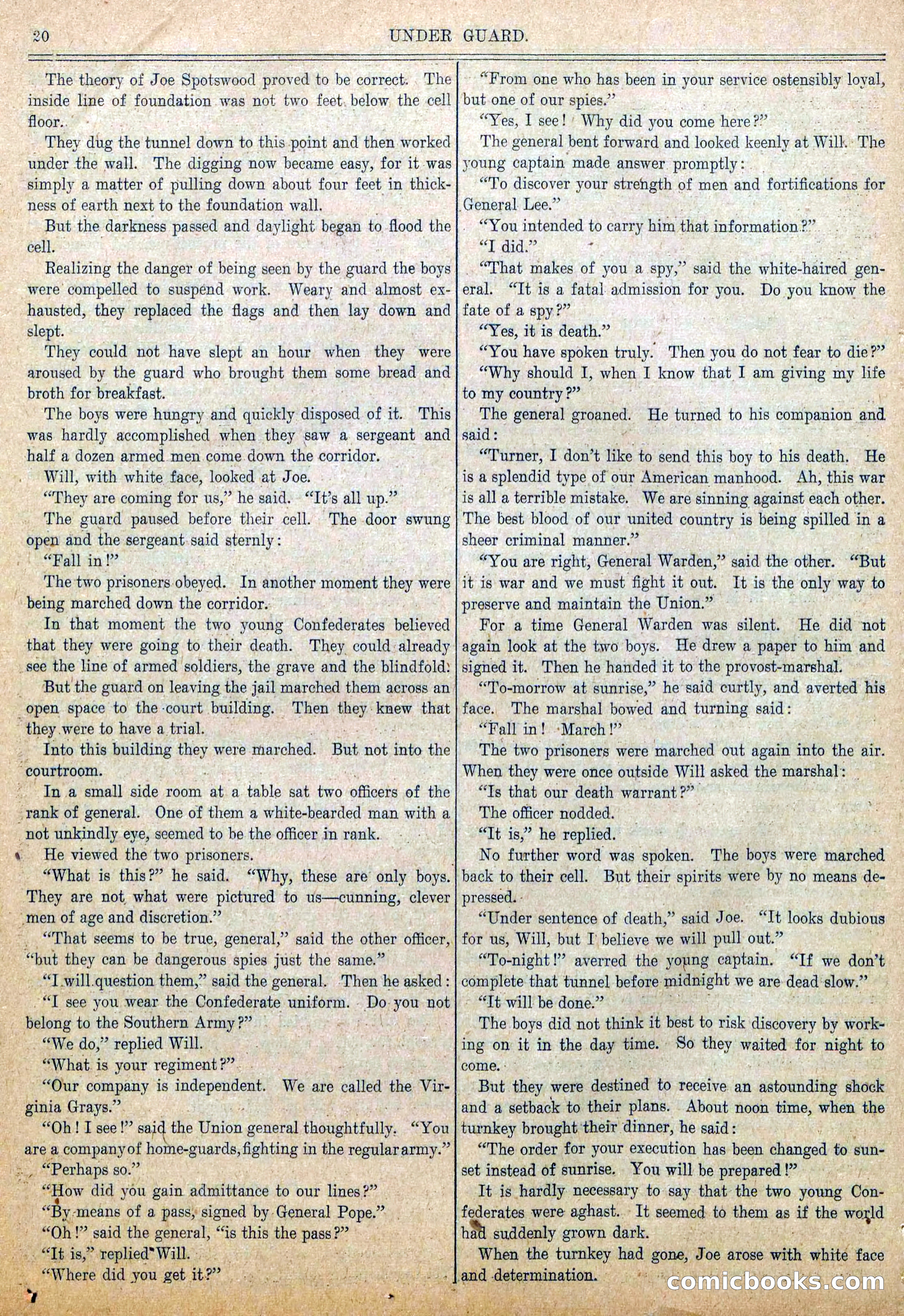 Blue and Gray Weekly, No. 24 — page 22 of 36