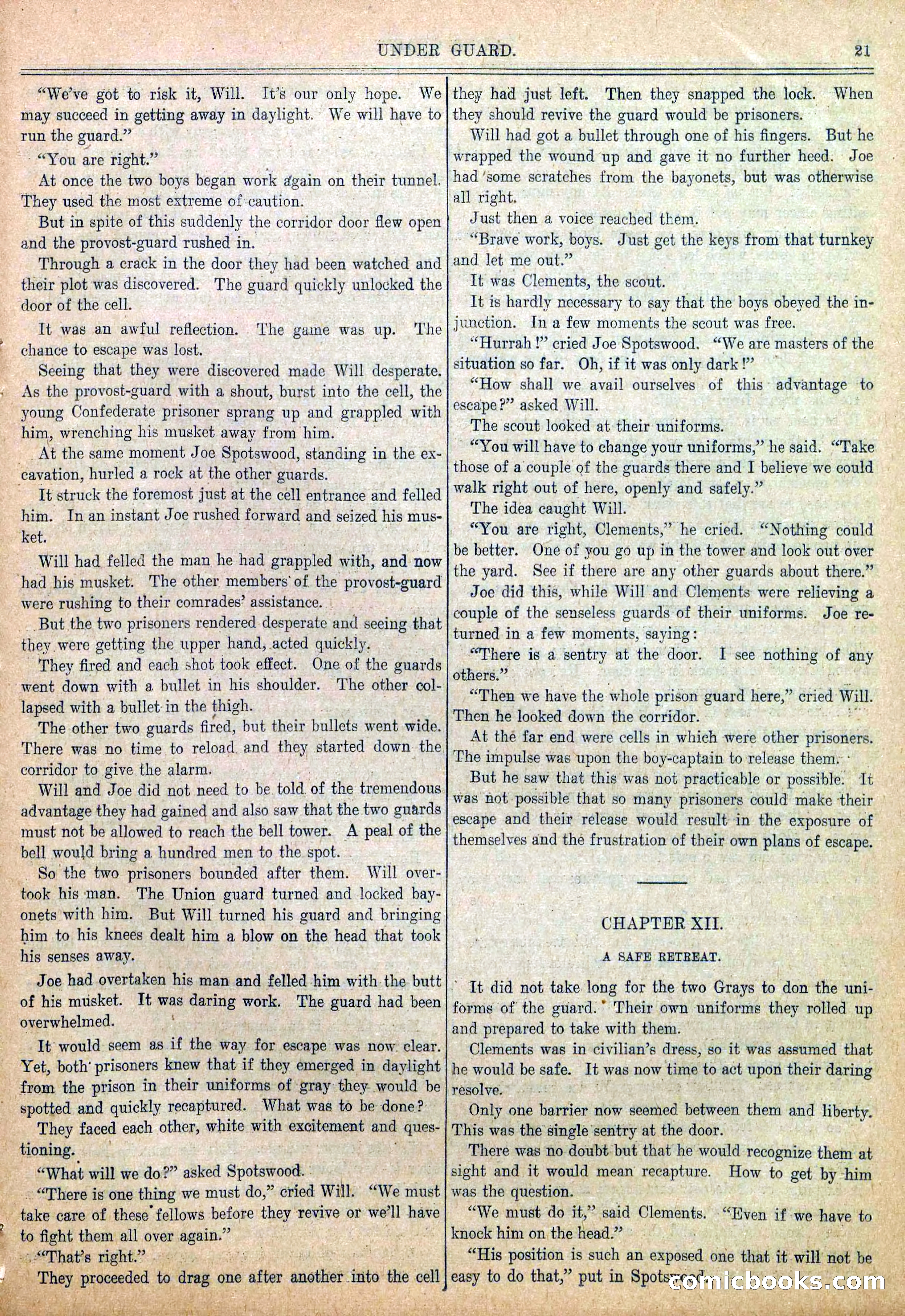 Blue and Gray Weekly, No. 24 — page 23 of 36