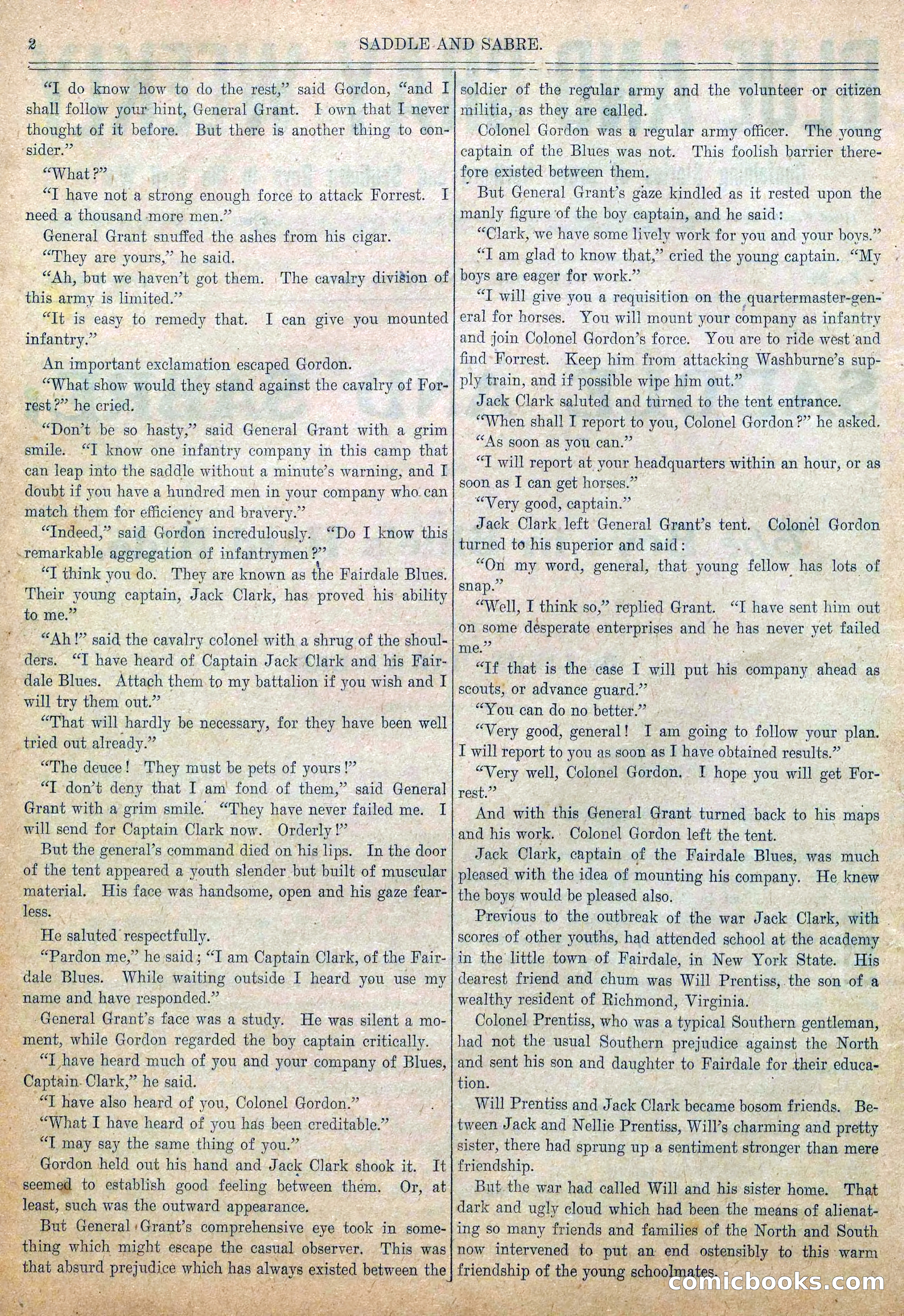 Blue and Gray Weekly, No. 25 — page 4 of 36