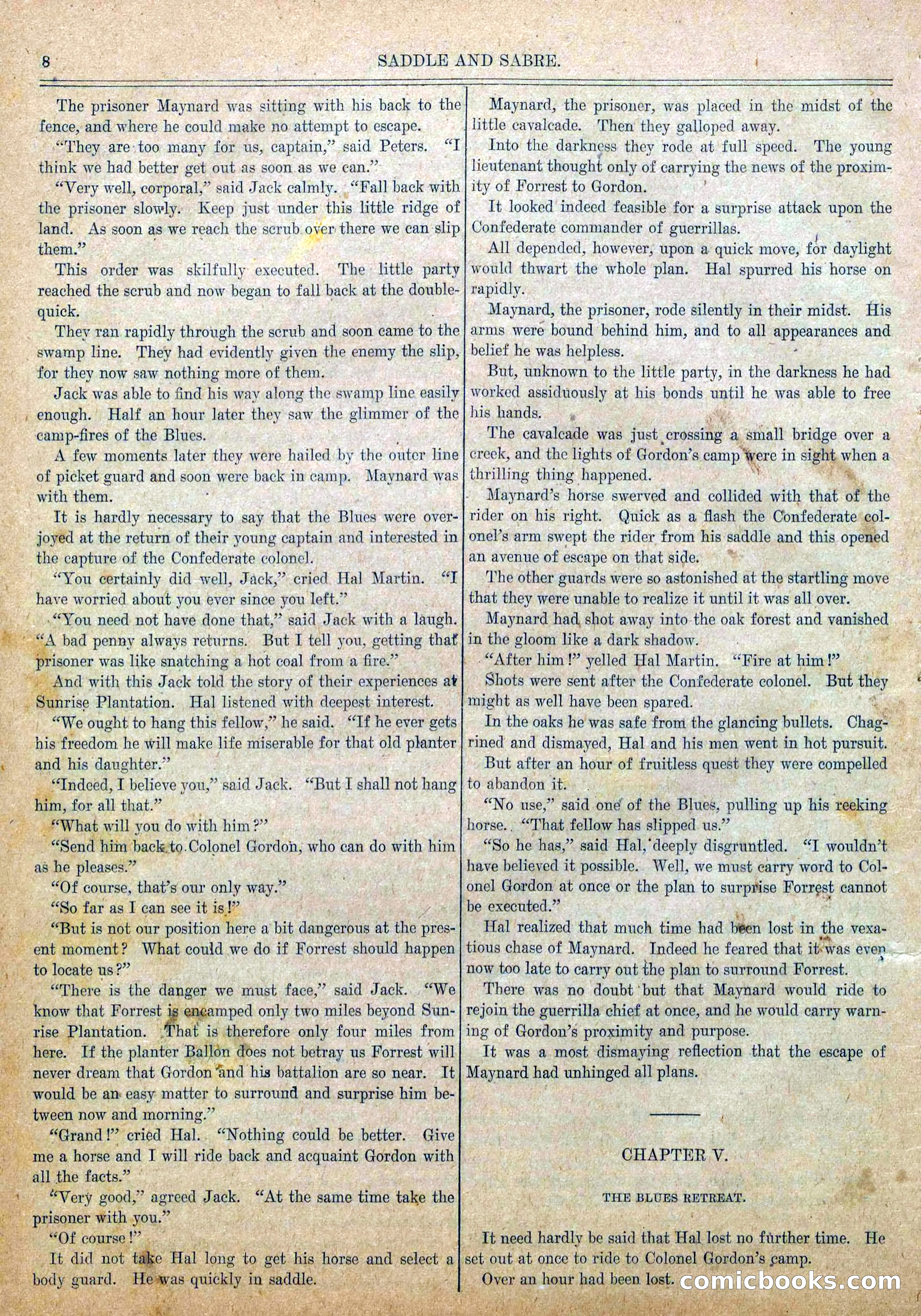 Blue and Gray Weekly, No. 25 — page 10 of 36