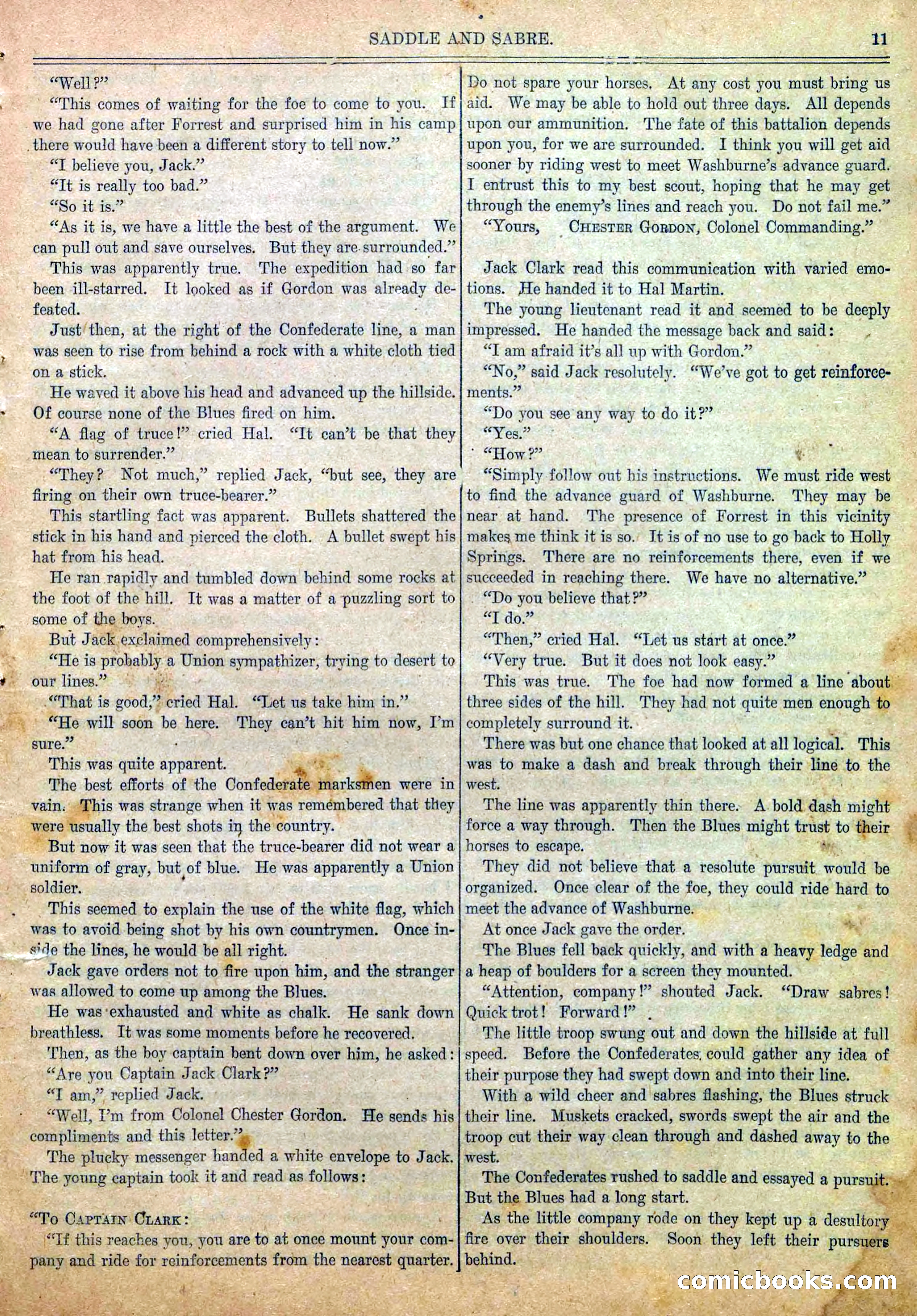Blue and Gray Weekly, No. 25 — page 13 of 36