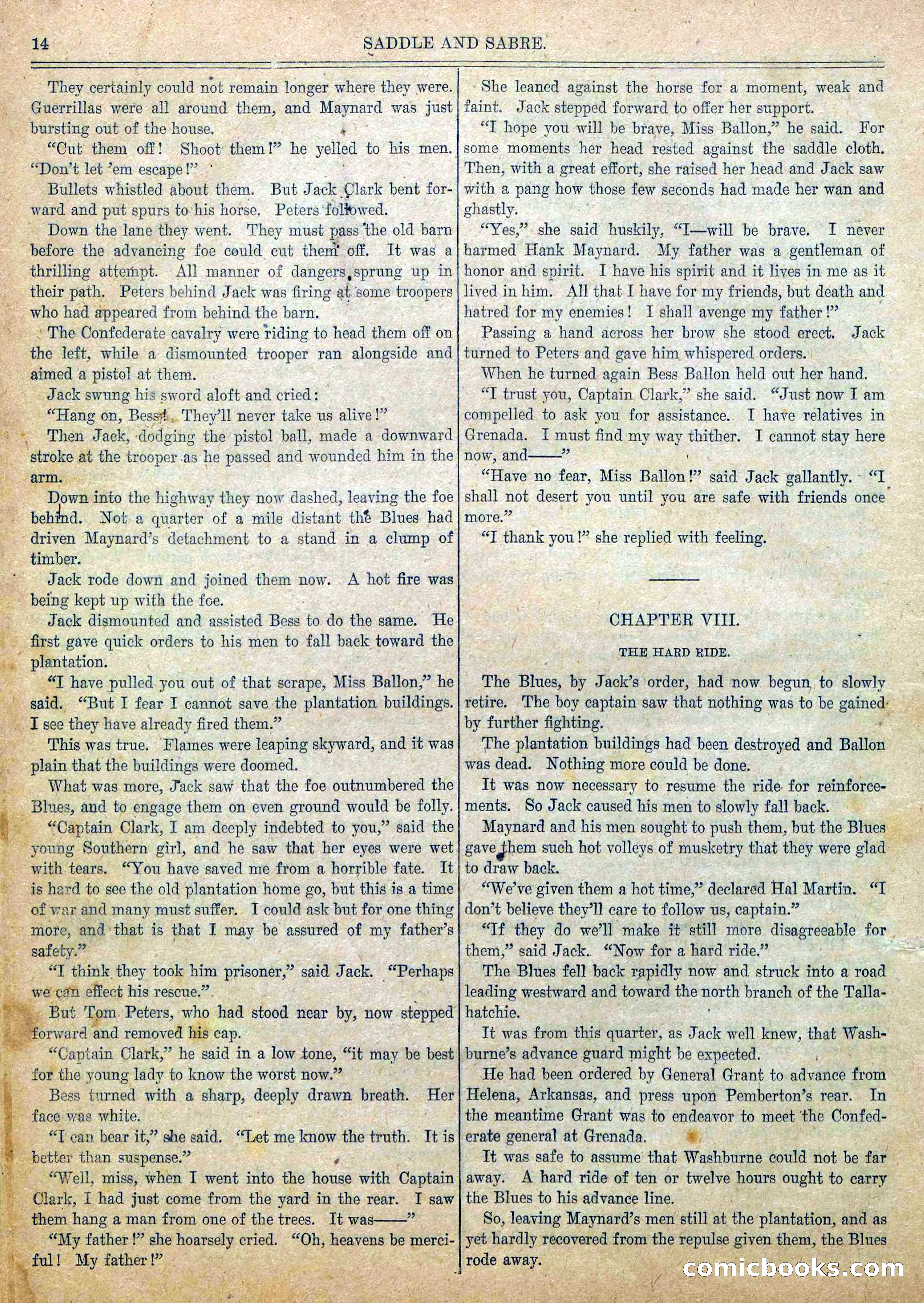 Blue and Gray Weekly, No. 25 — page 16 of 36