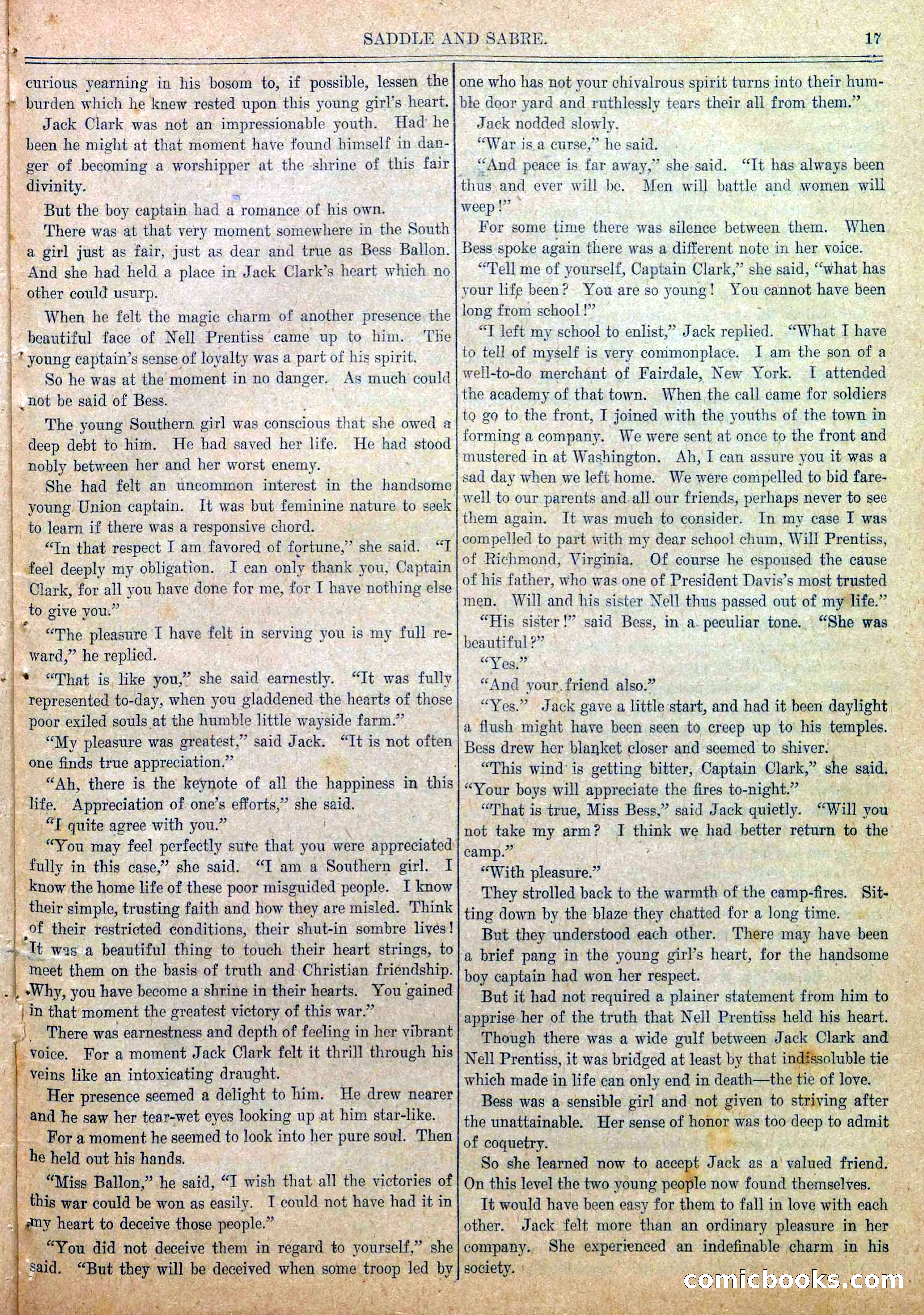 Blue and Gray Weekly, No. 25 — page 19 of 36