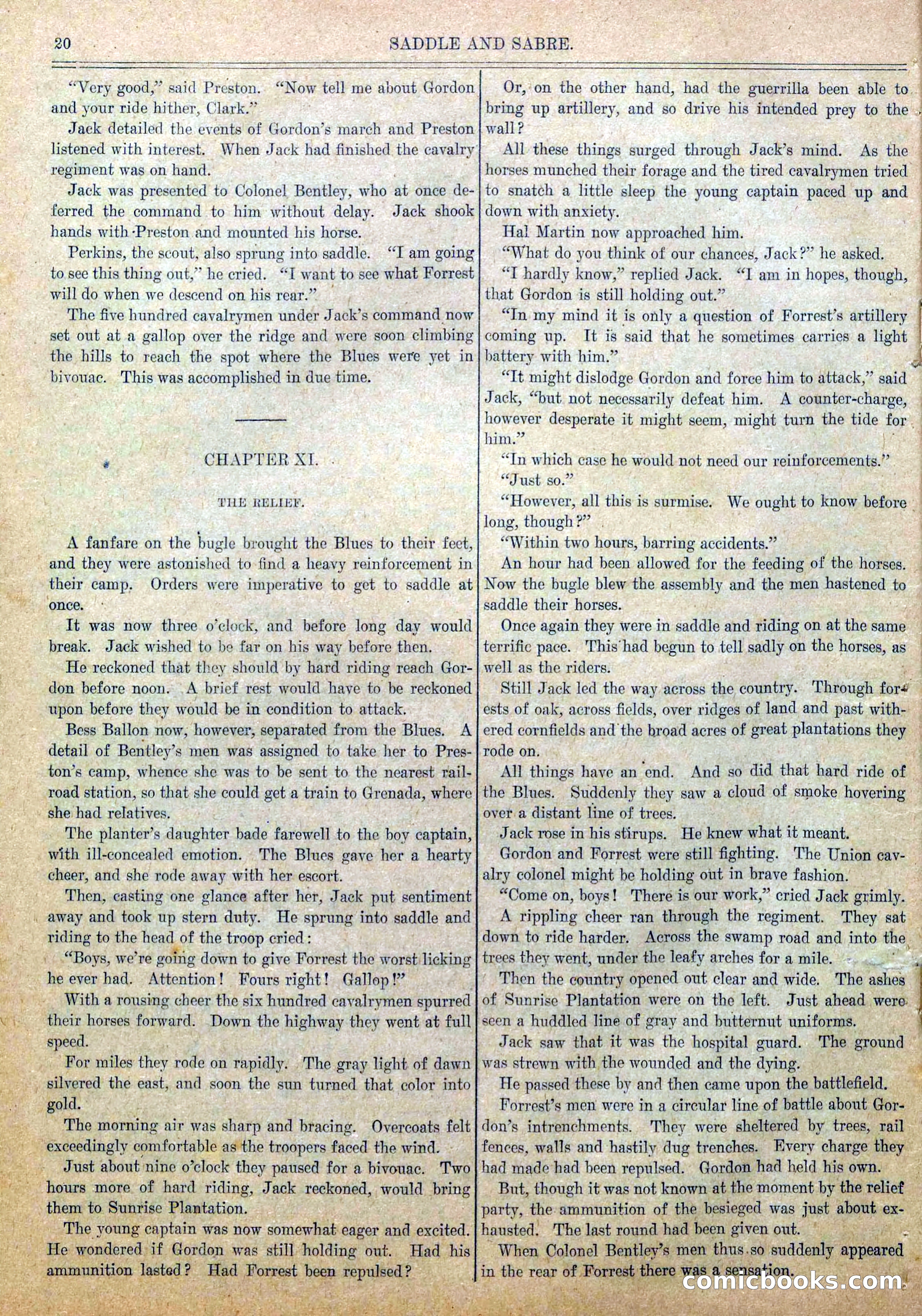 Blue and Gray Weekly, No. 25 — page 22 of 36