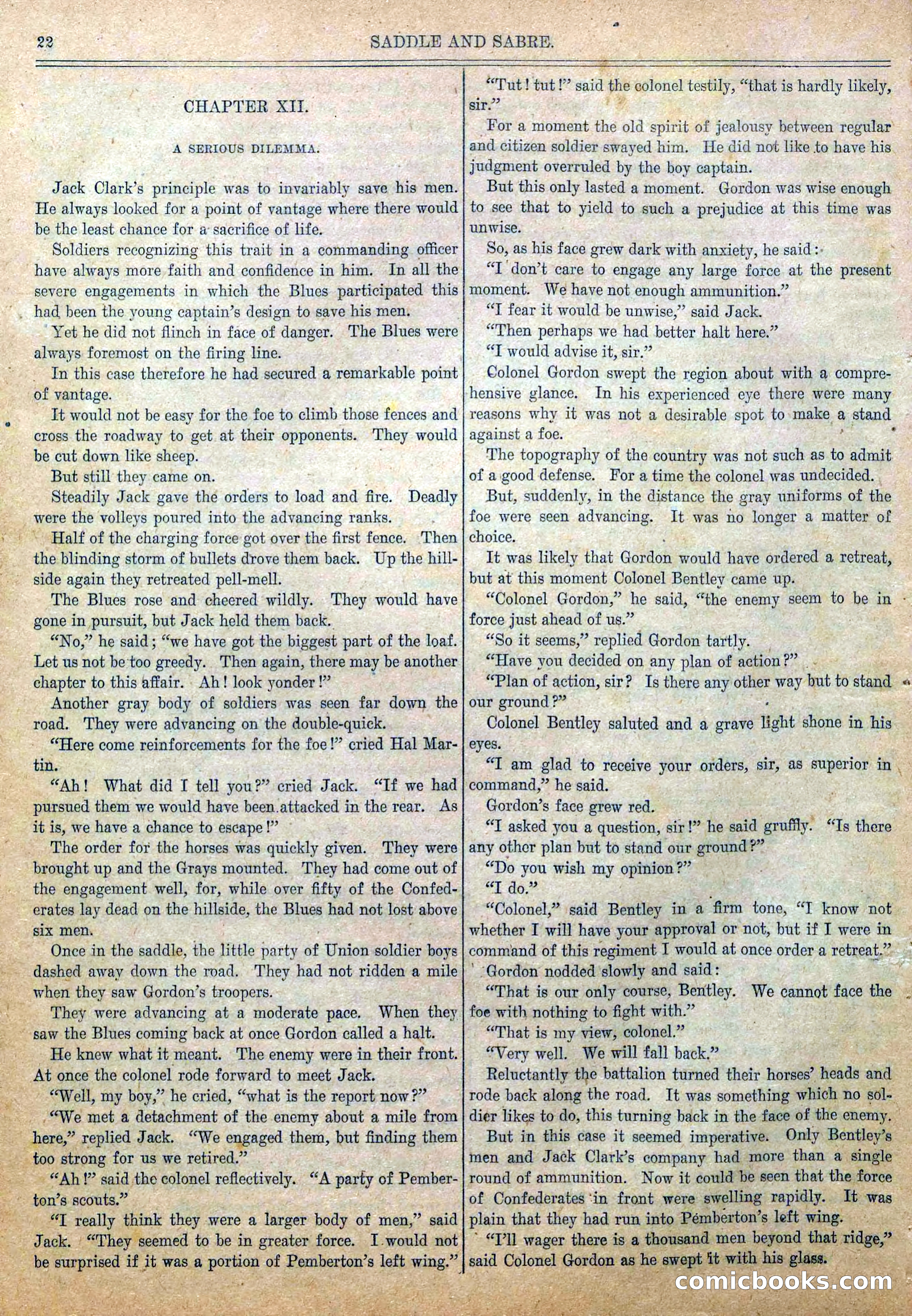 Blue and Gray Weekly, No. 25 — page 24 of 36