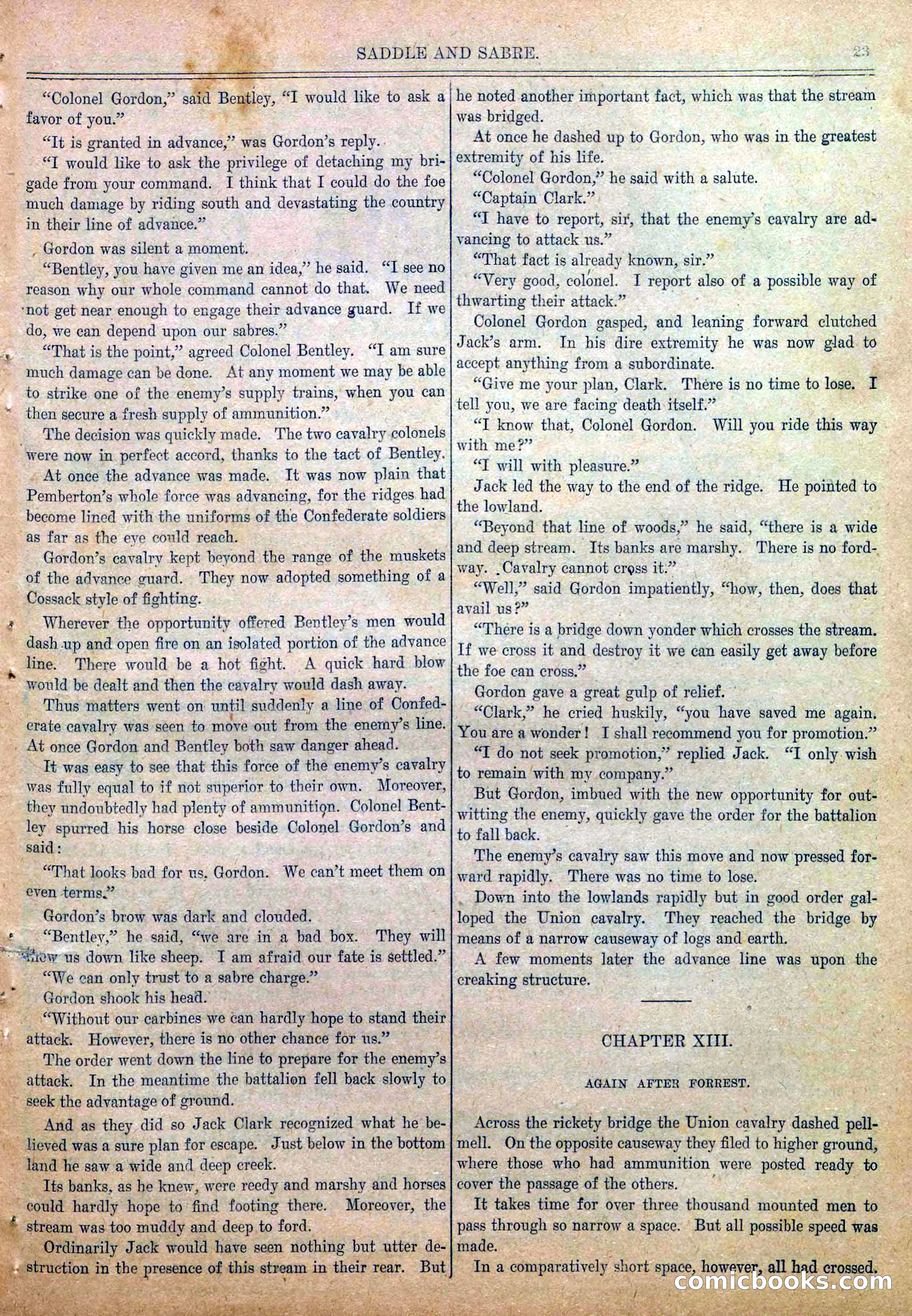 Blue and Gray Weekly, No. 25 — page 25 of 36