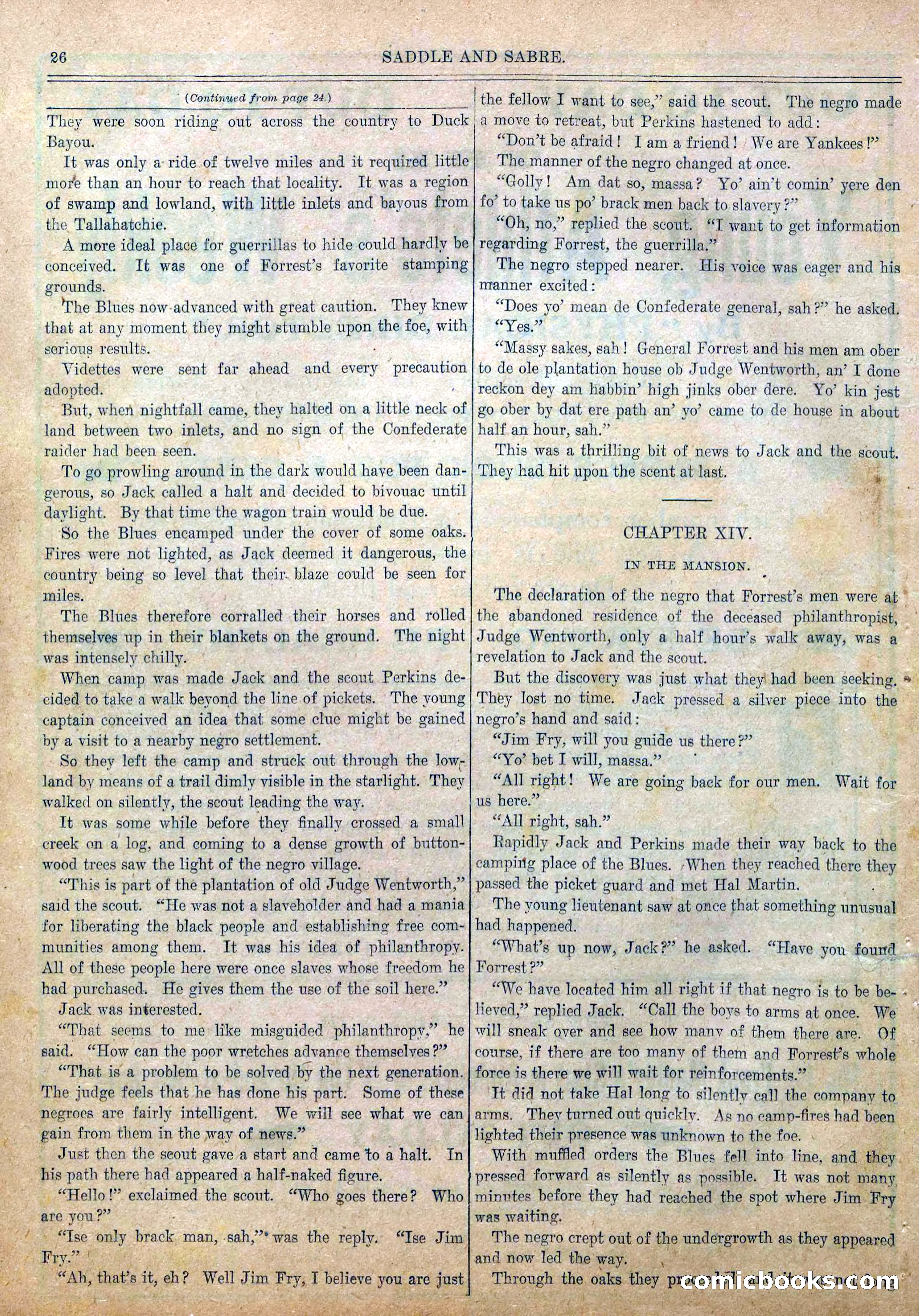 Blue and Gray Weekly, No. 25 — page 28 of 36