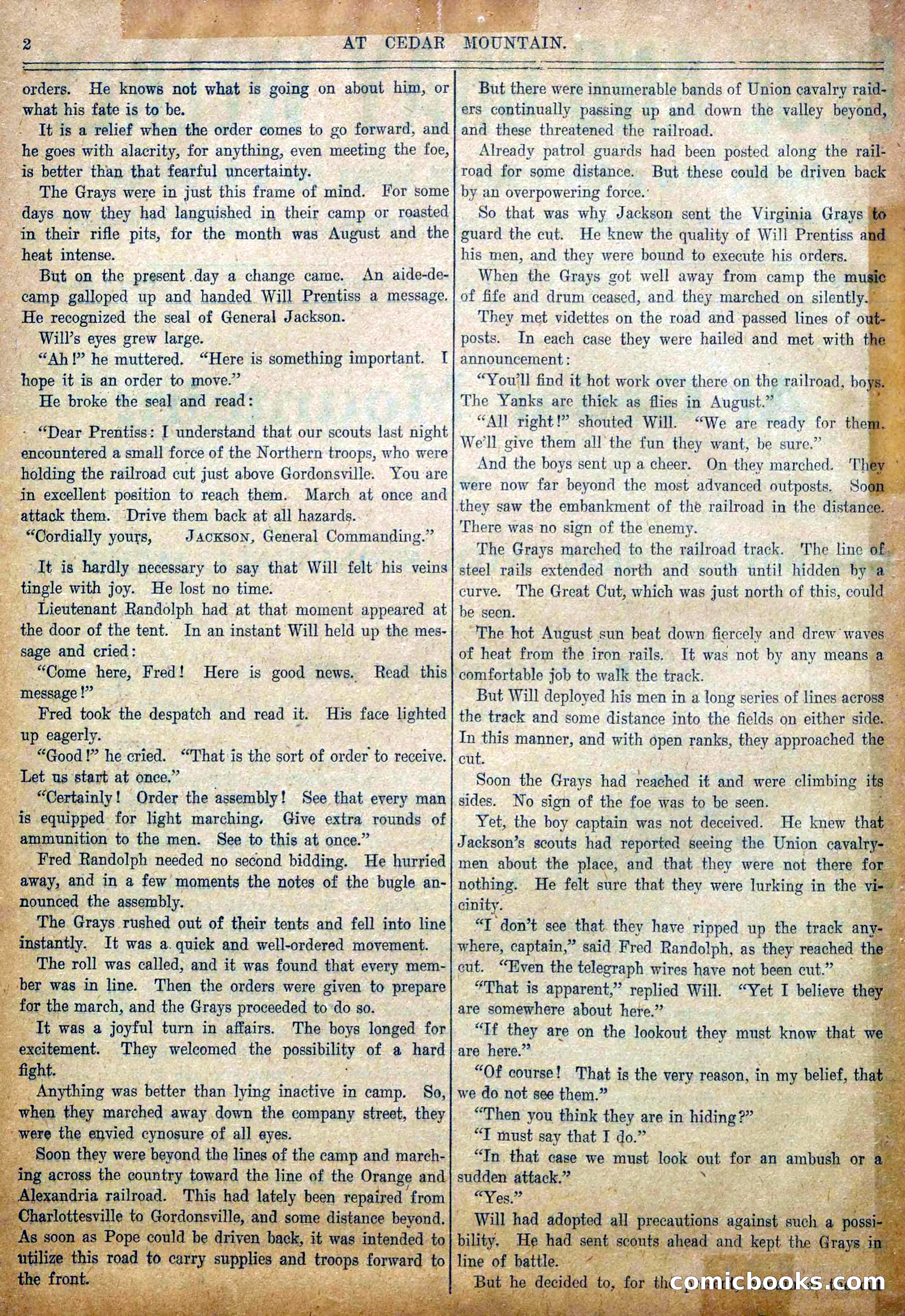 Blue and Gray Weekly, No. 26 — page 4 of 36
