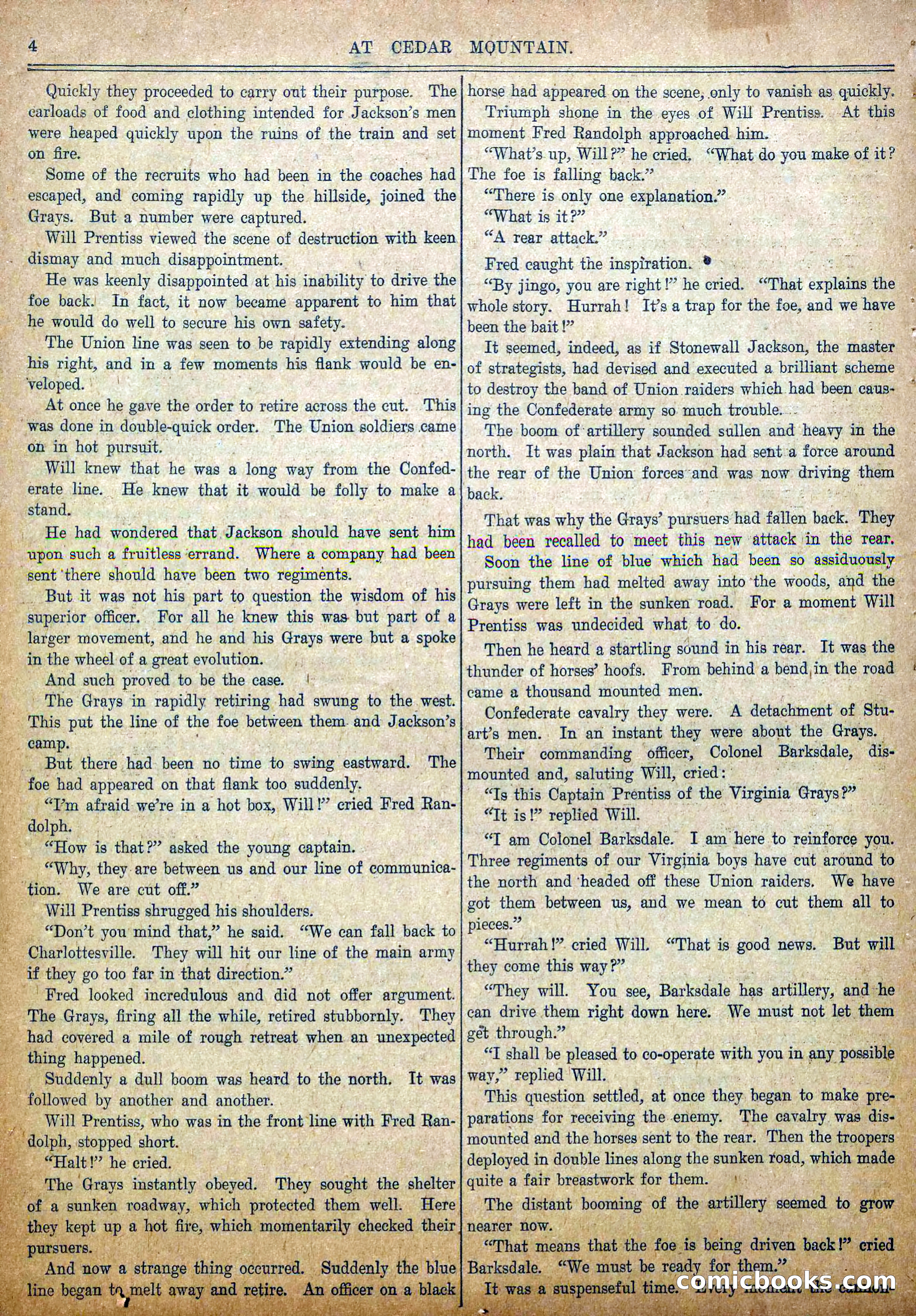 Blue and Gray Weekly, No. 26 — page 6 of 36