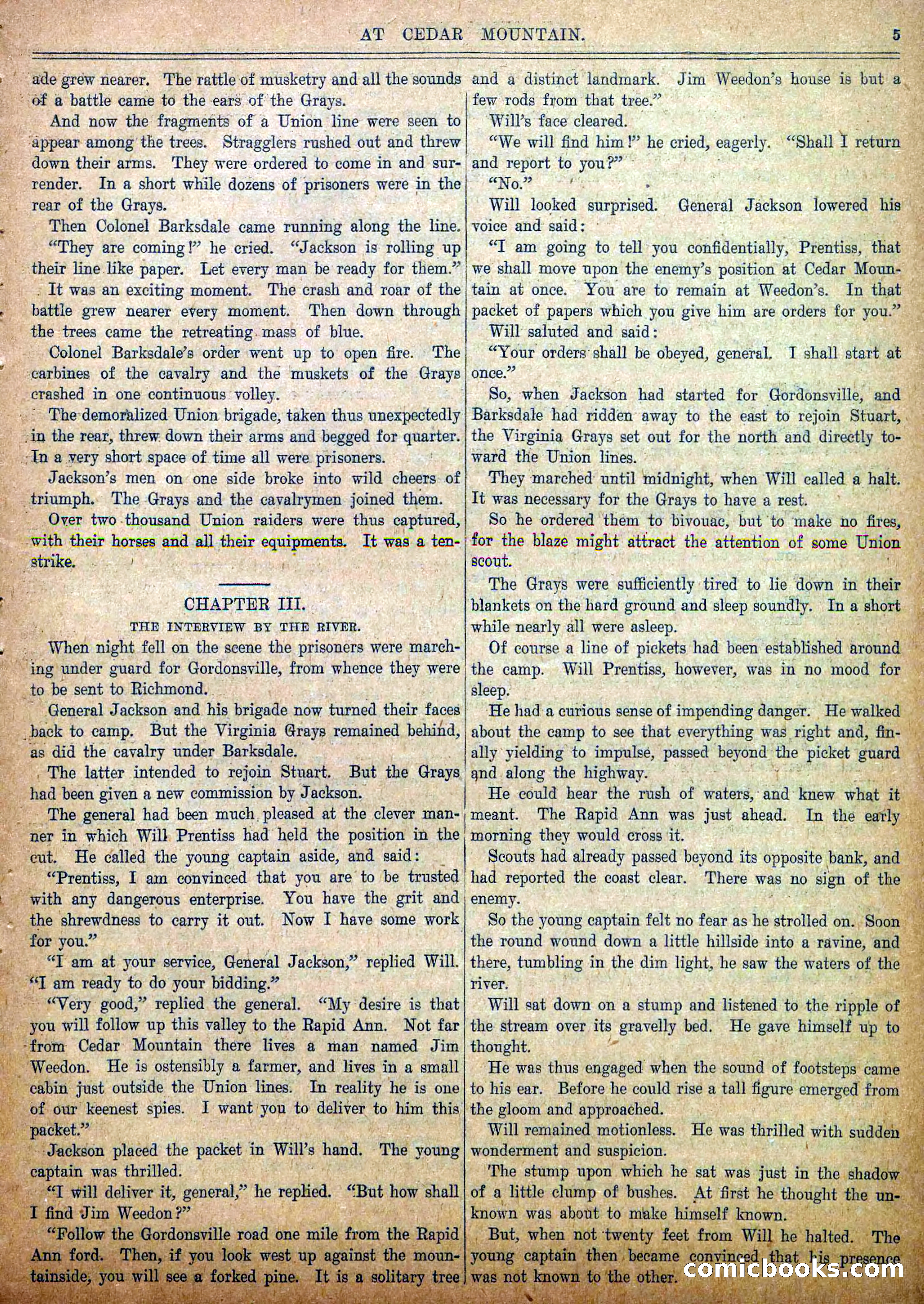 Blue and Gray Weekly, No. 26 — page 7 of 36