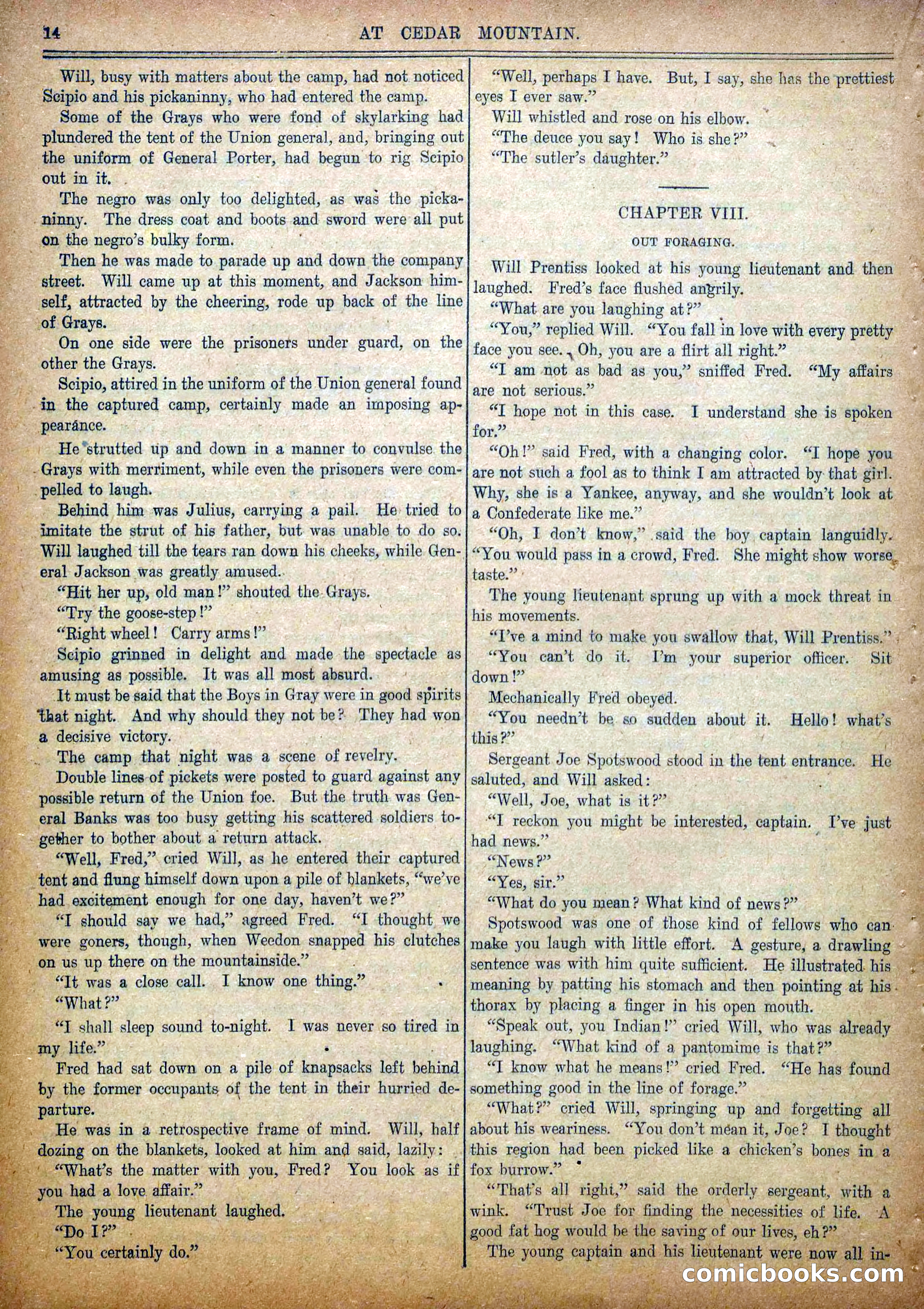 Blue and Gray Weekly, No. 26 — page 16 of 36