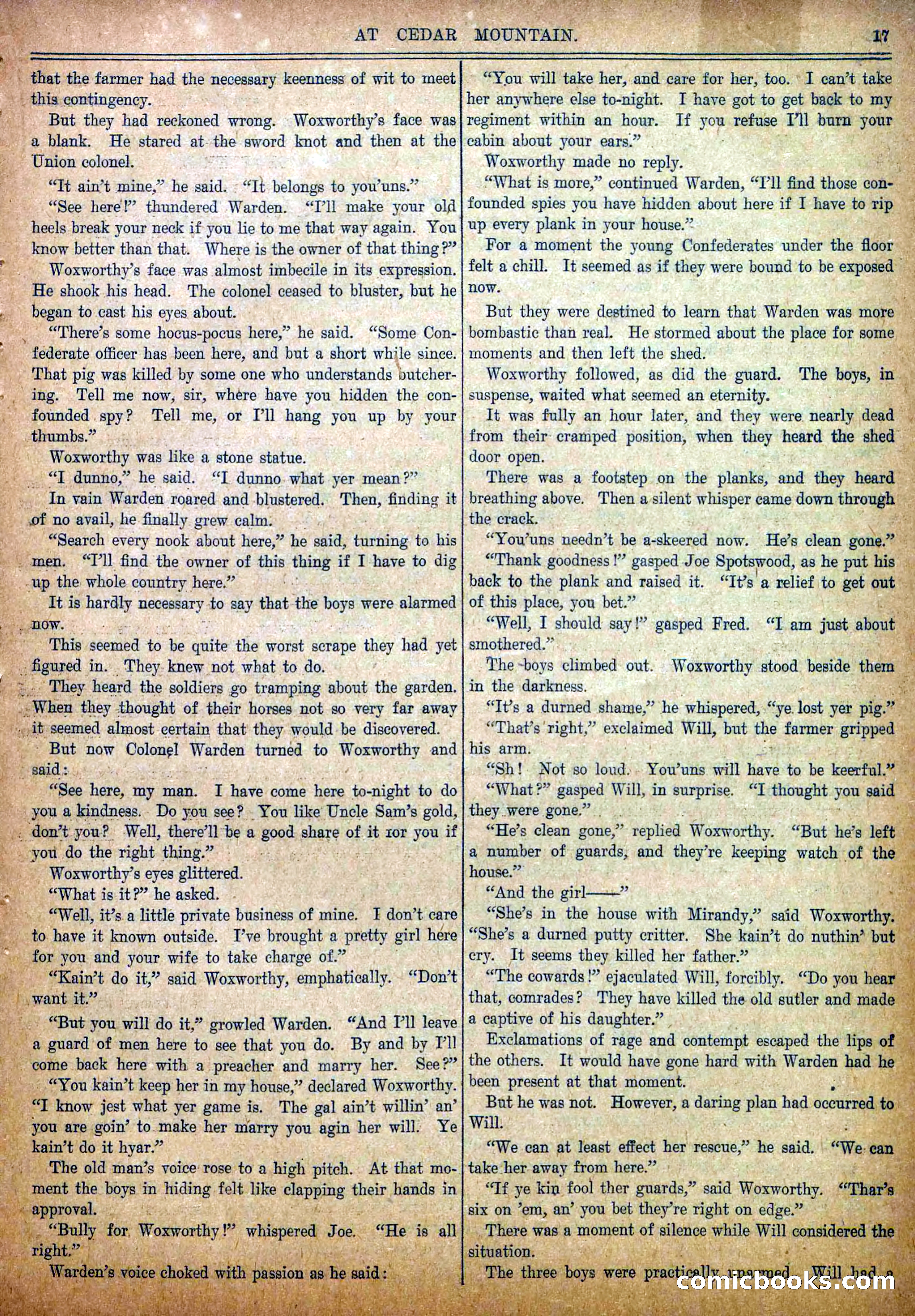 Blue and Gray Weekly, No. 26 — page 19 of 36