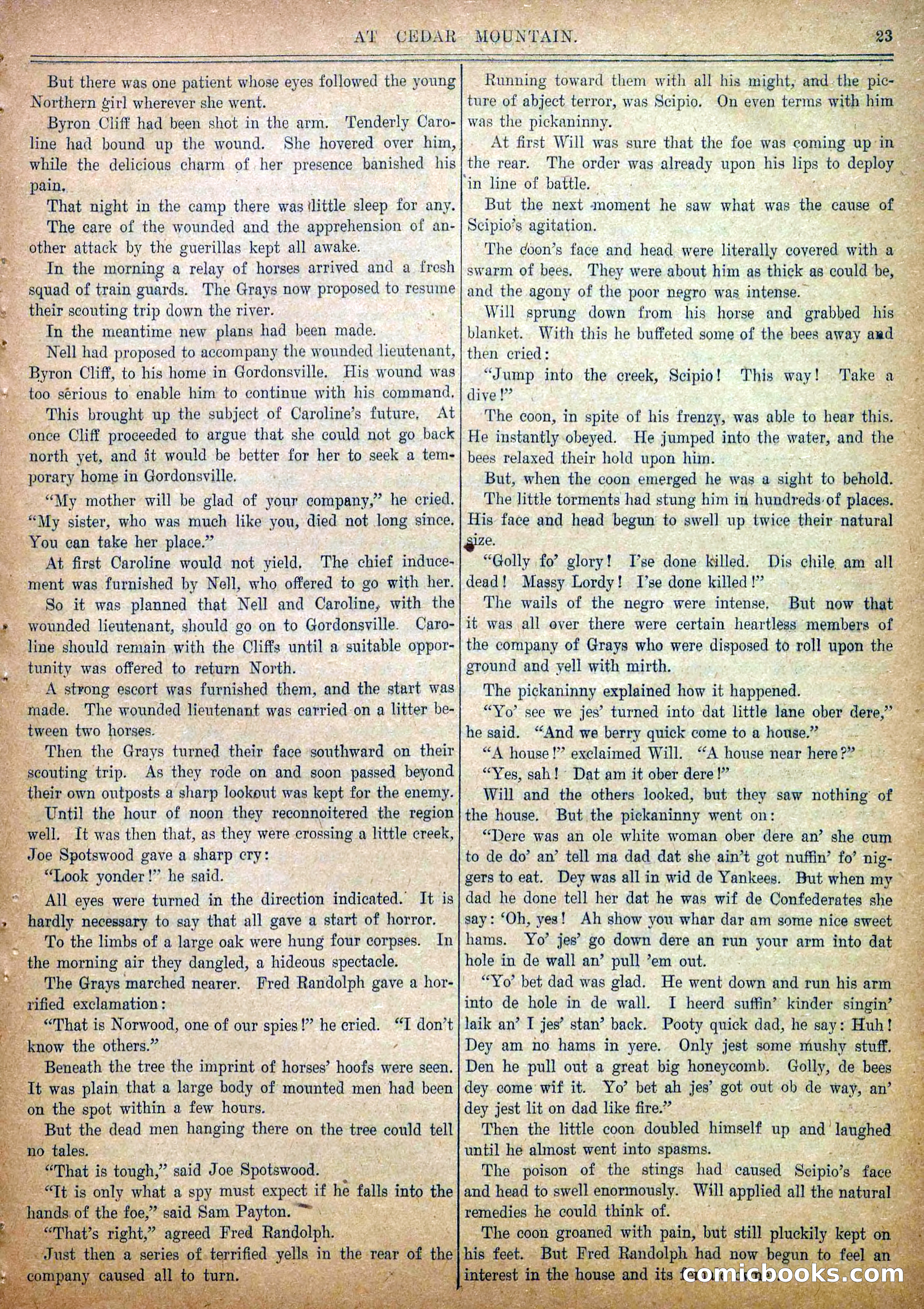 Blue and Gray Weekly, No. 26 — page 25 of 36
