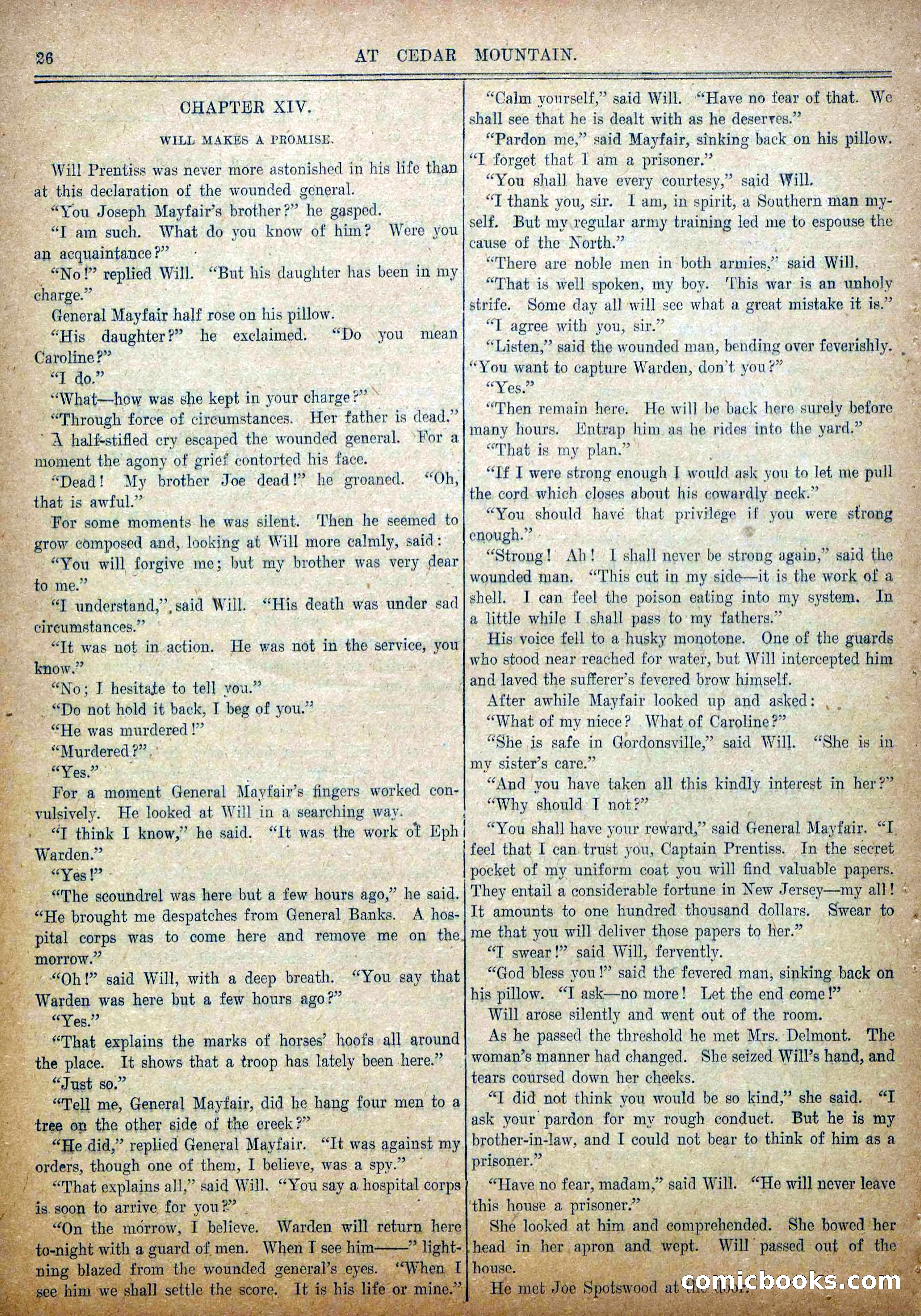 Blue and Gray Weekly, No. 26 — page 28 of 36