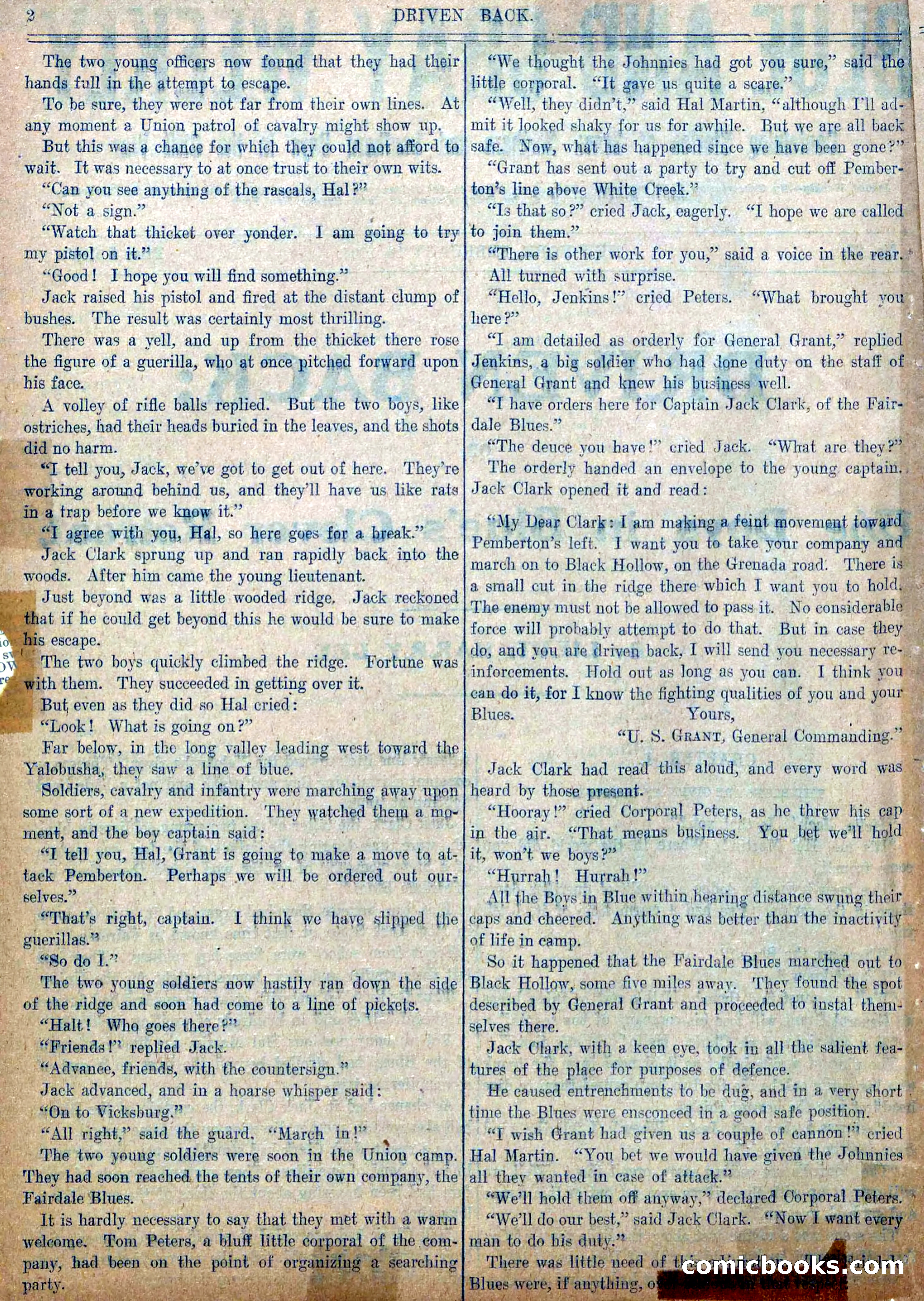 Blue and Gray Weekly, No. 27 — page 4 of 36